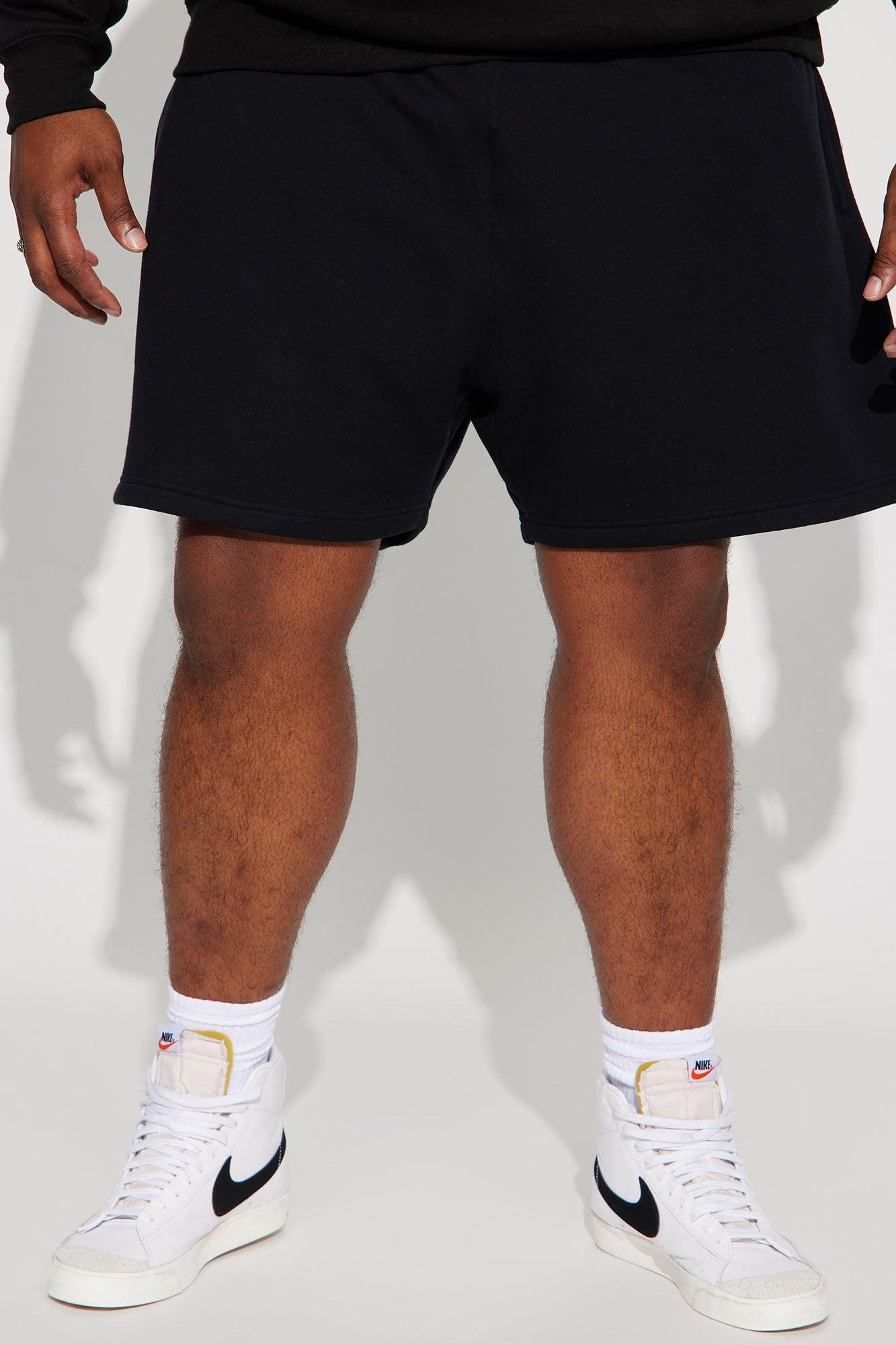 Tyson Oversize Heavyweight Sweat Shorts - Black Product Image