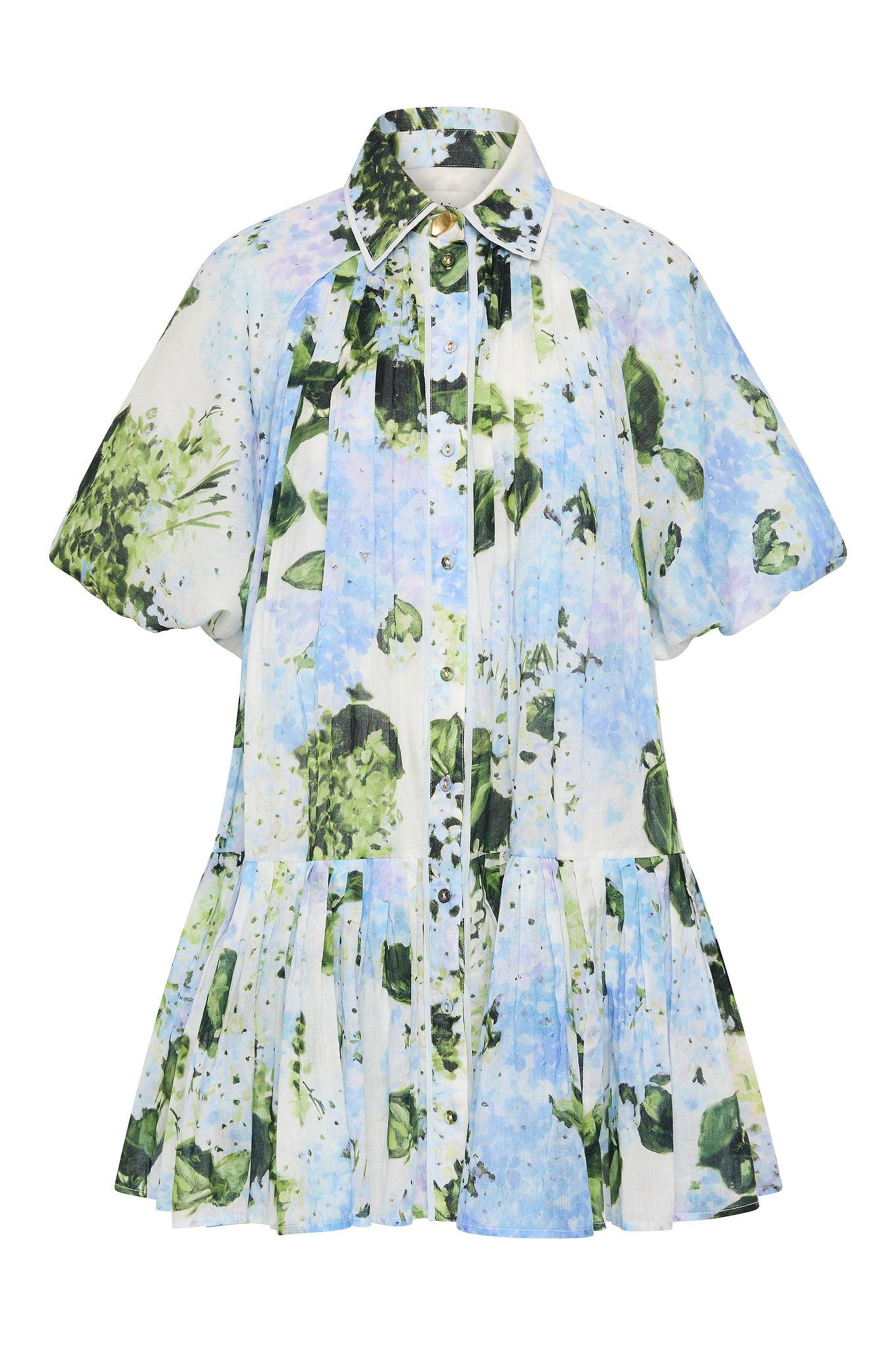 Anthea Mini Smock Dress-BLUE HYDRANGEA / 8 Product Image
