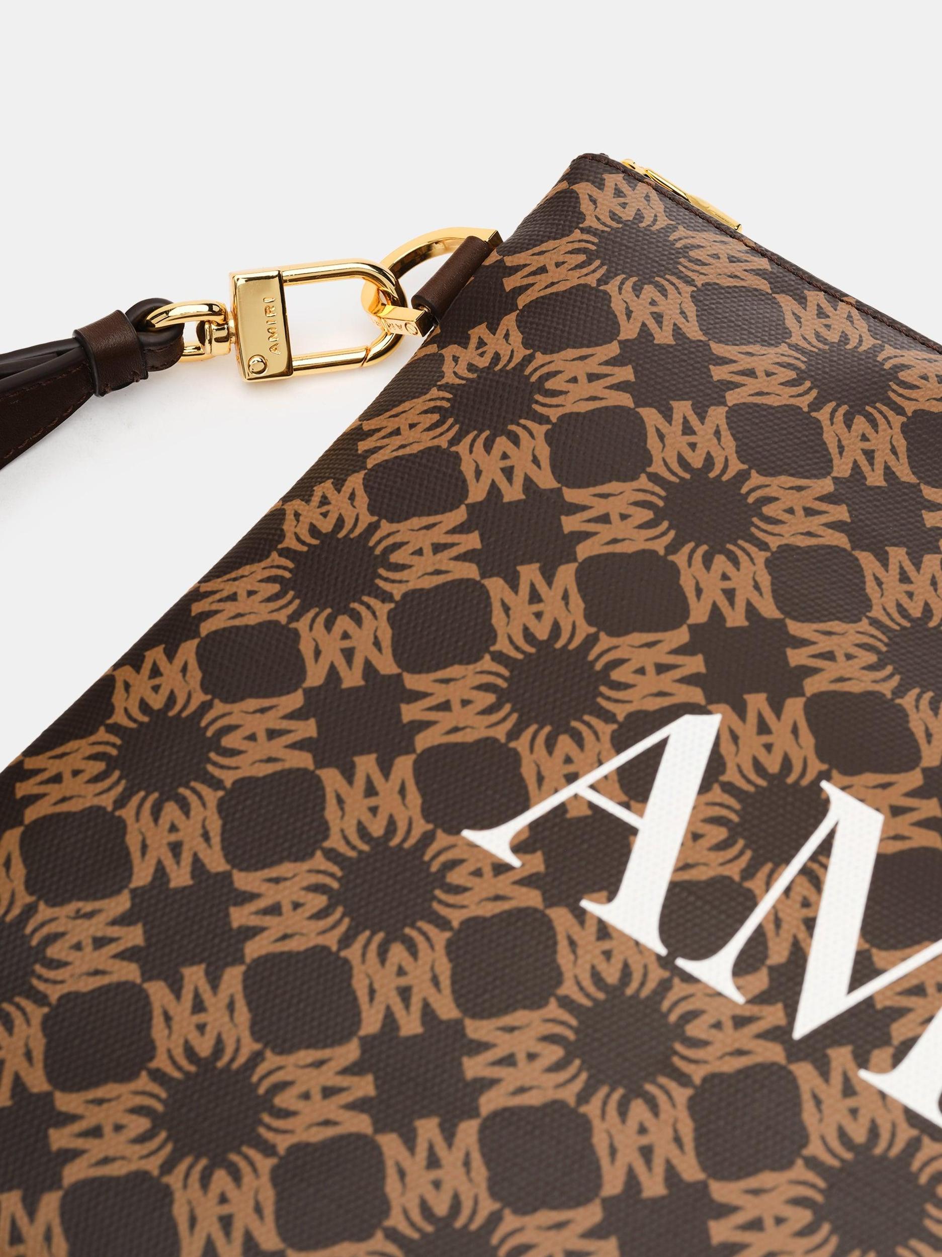 AMIRI MA QUAD LARGE POUCH - Brown Product Image
