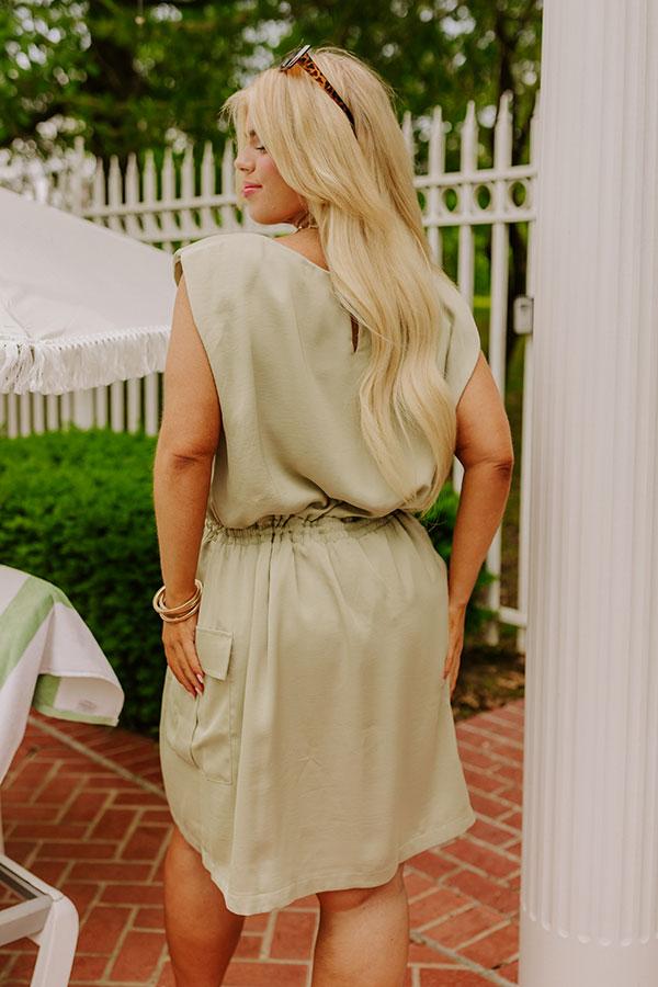 Central Park Stroll Cargo Mini Dress Curves Product Image