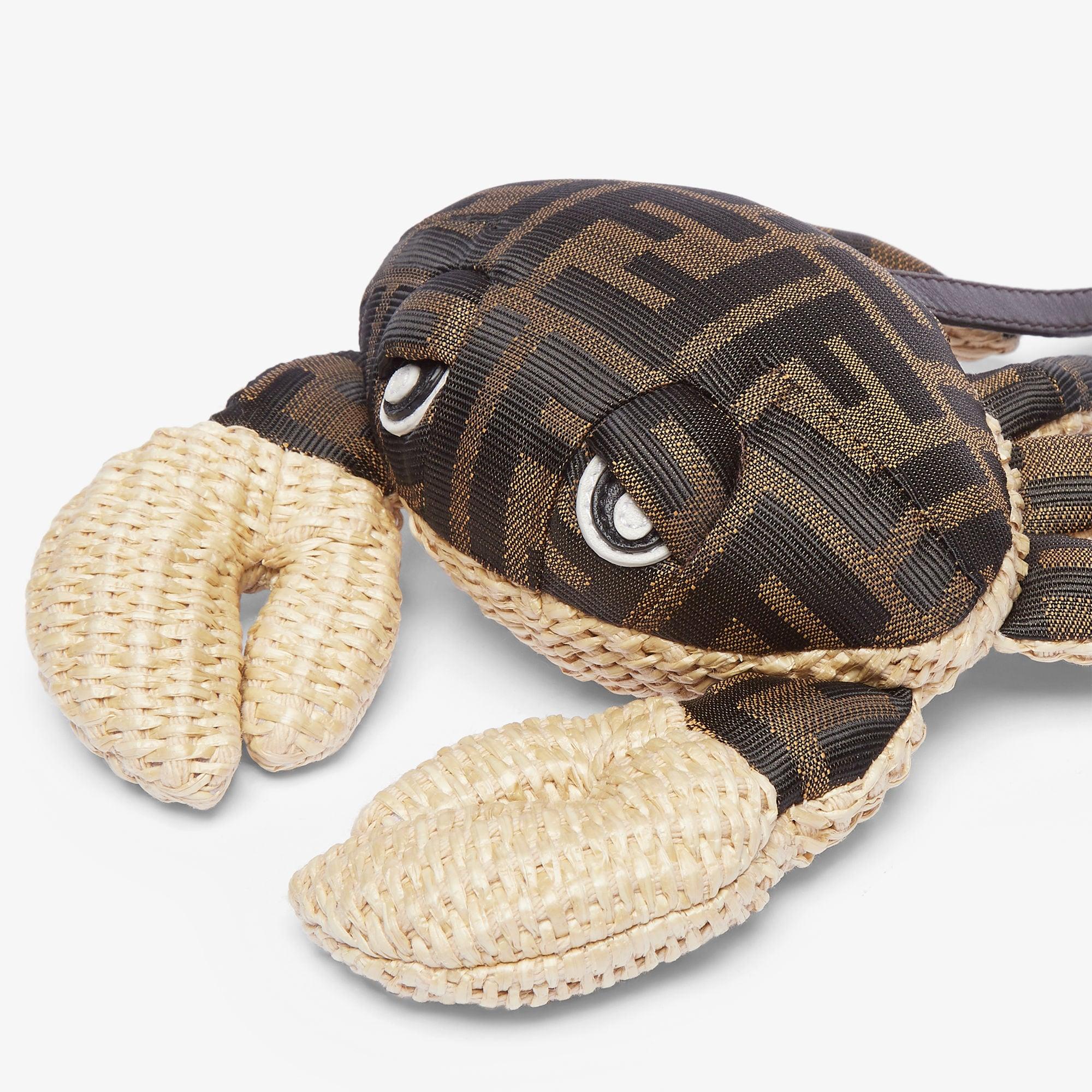 Crab CharmRaffia and jacquard charm Product Image