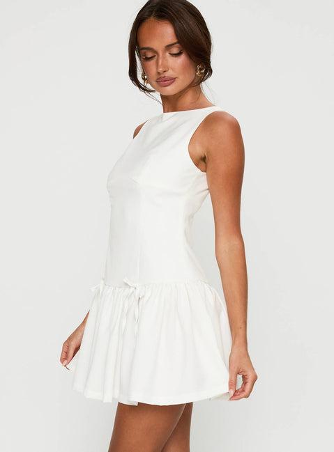 Milienne Mini Dress White Product Image
