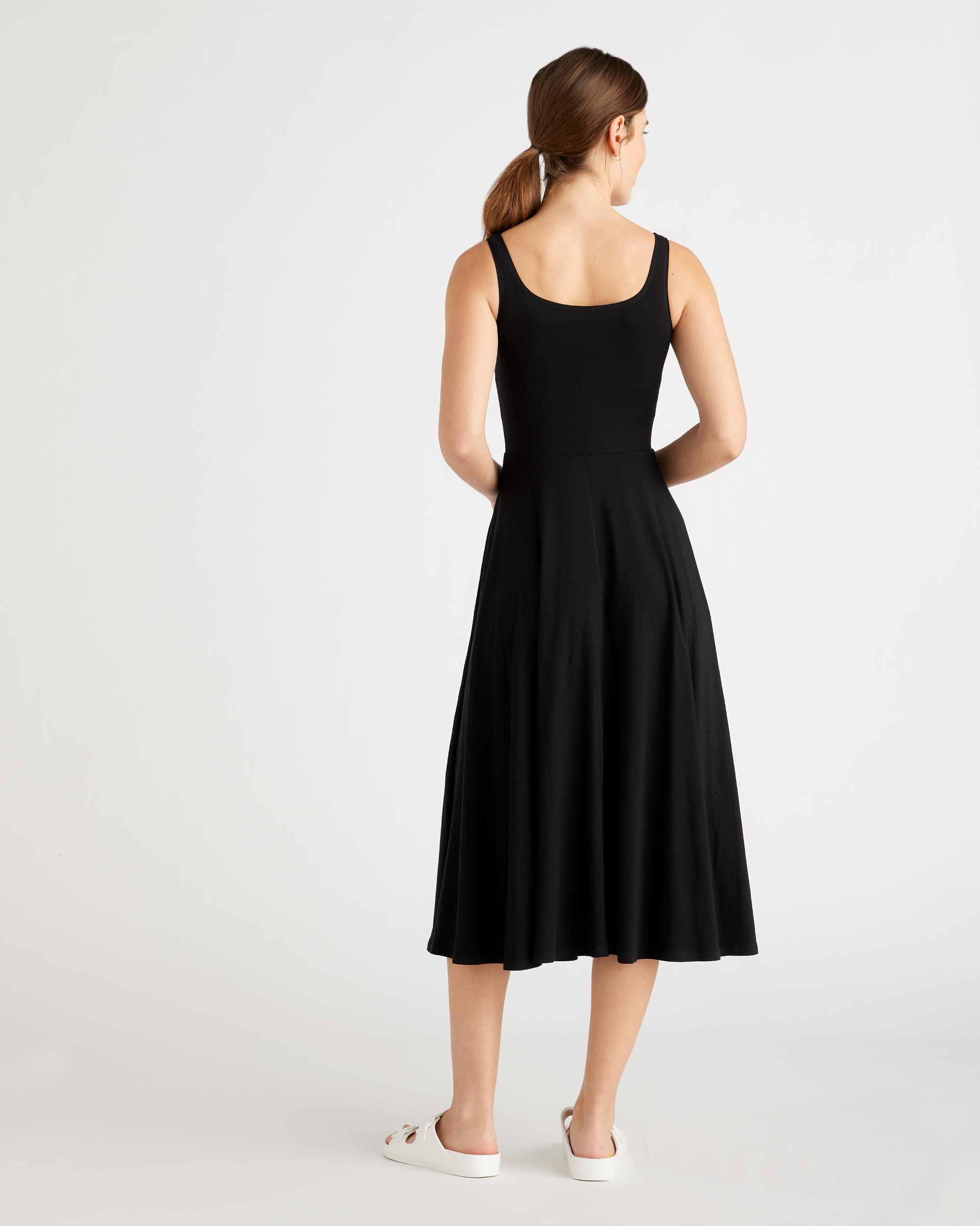 Quince | Women's Fit & Flare Knit Dress Size XL, Tencel Product Image