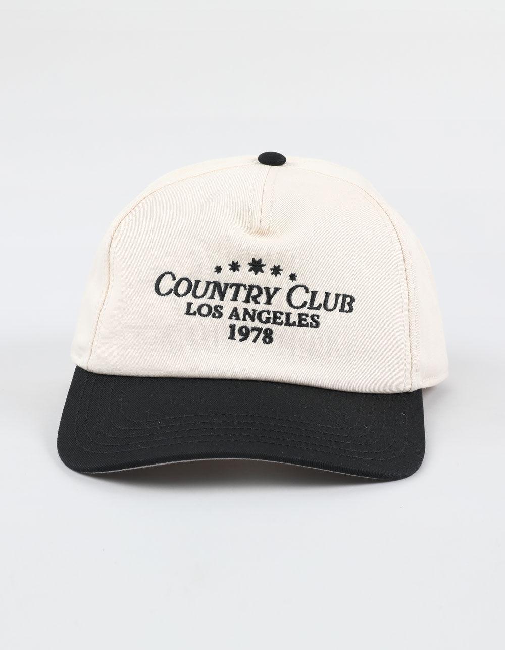 AMERICAN NEEDLE Los Angeles Country Club Snapback Hat - BLACK COMBO Product Image