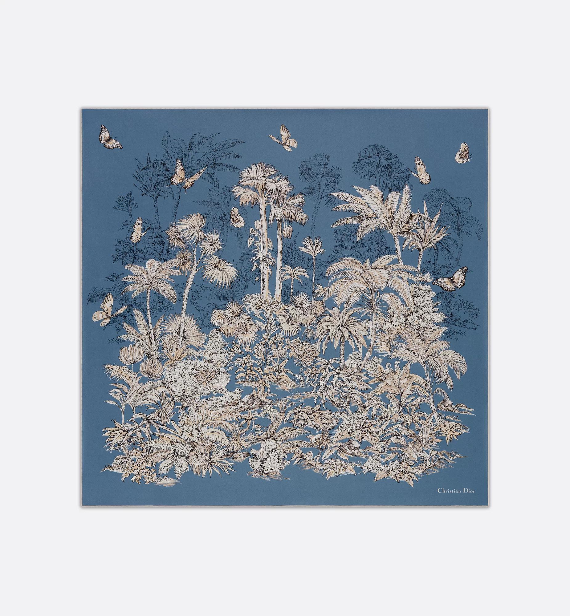 Dioriviera Toile de Jouy Palms 90 Square Scarf Product Image