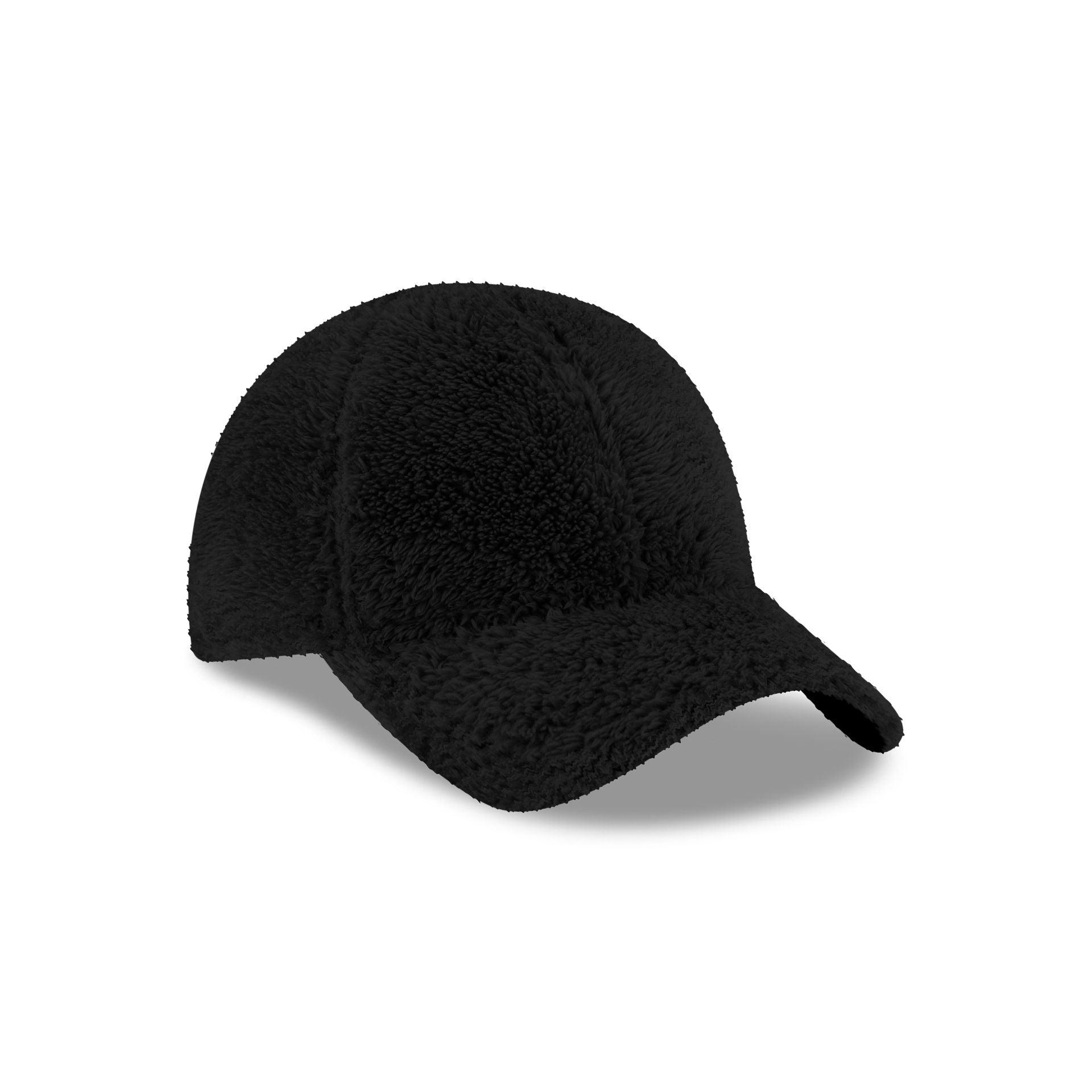 New Era Cap Fleece Black 9TWENTY Adjustable Hat Male Product Image