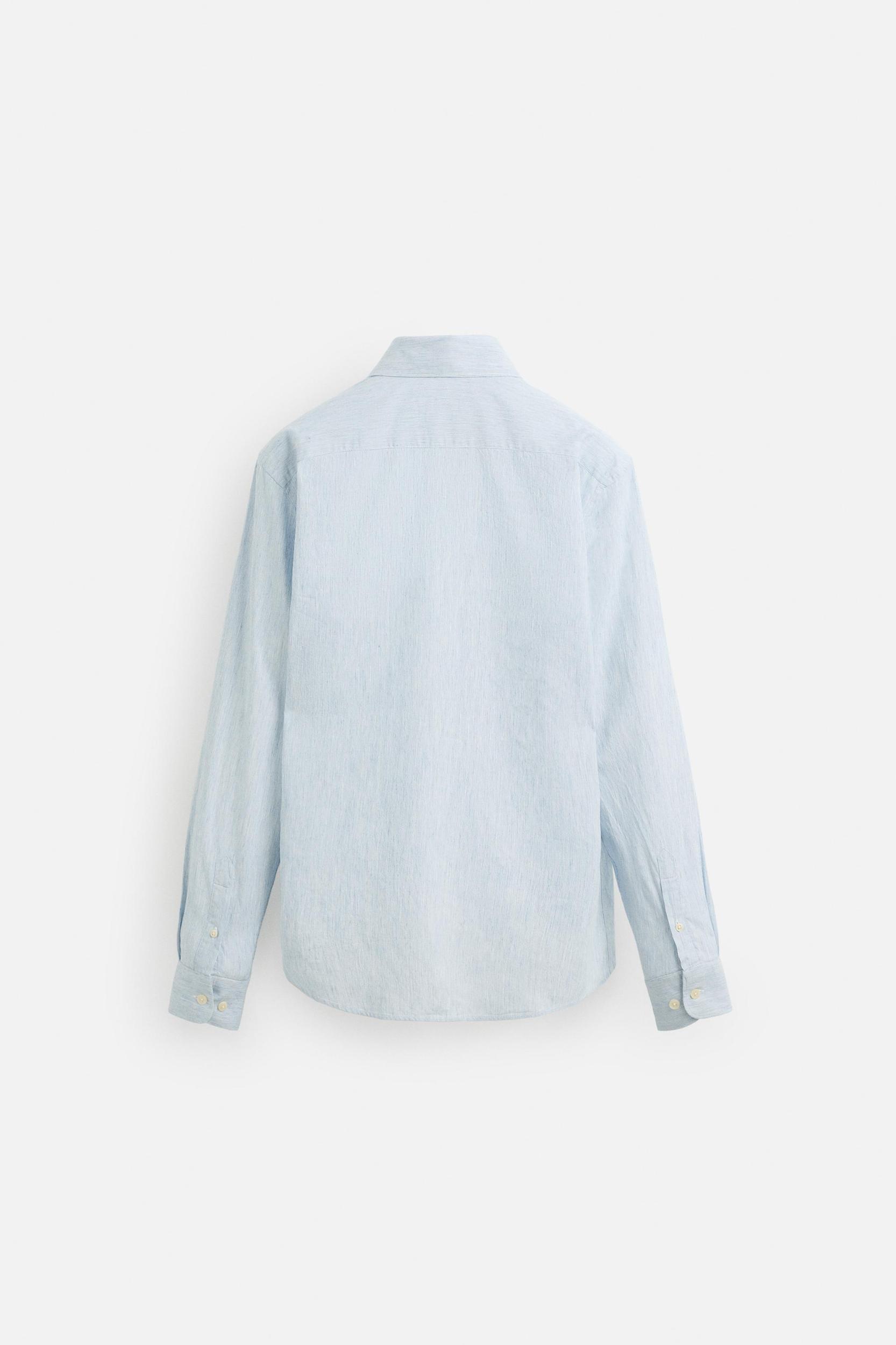 TEXTURED STRIPED SHIRT Product Image