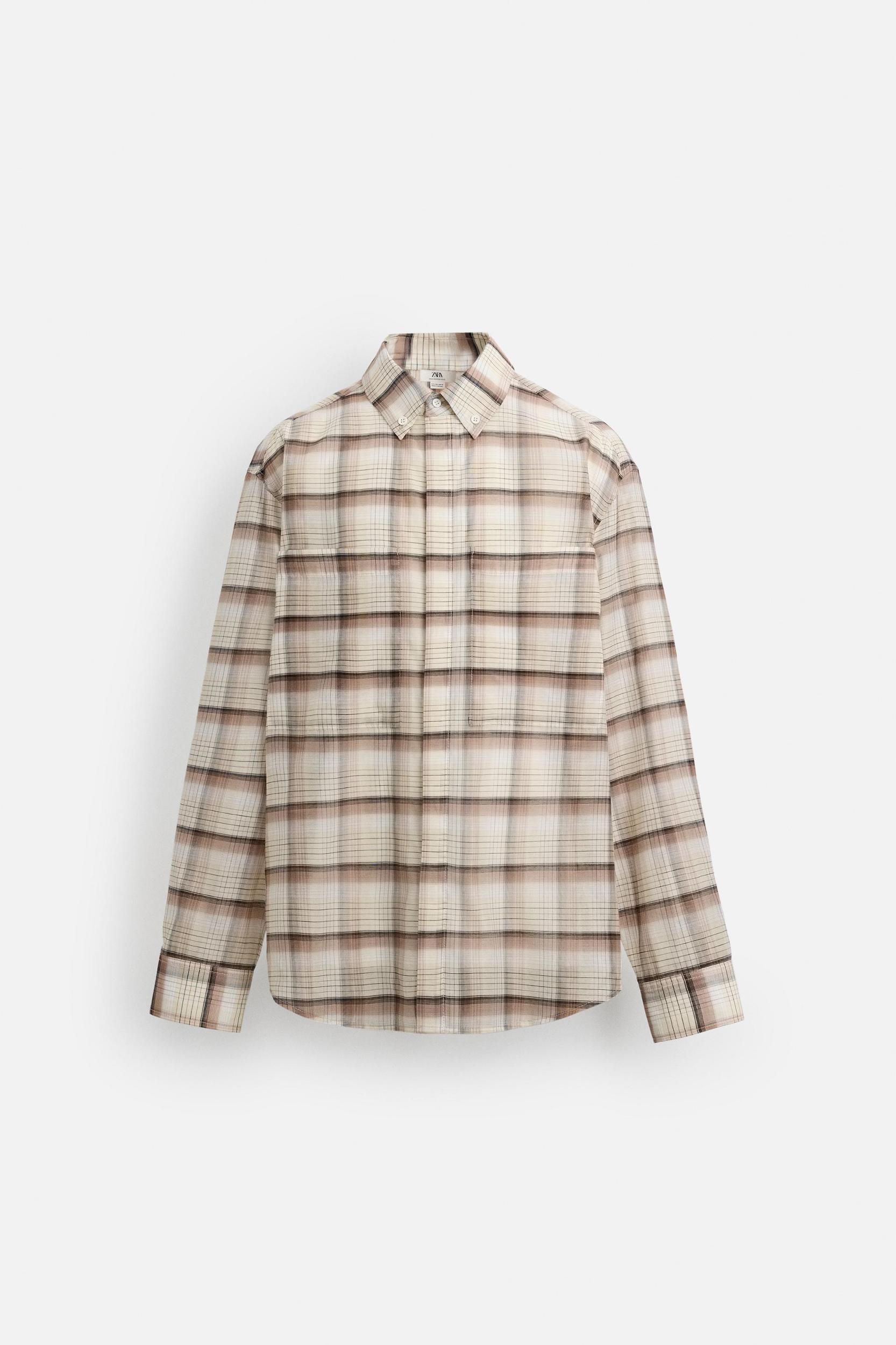LIMITED EDITION COTTON-SILK PLAID SHIRT Product Image