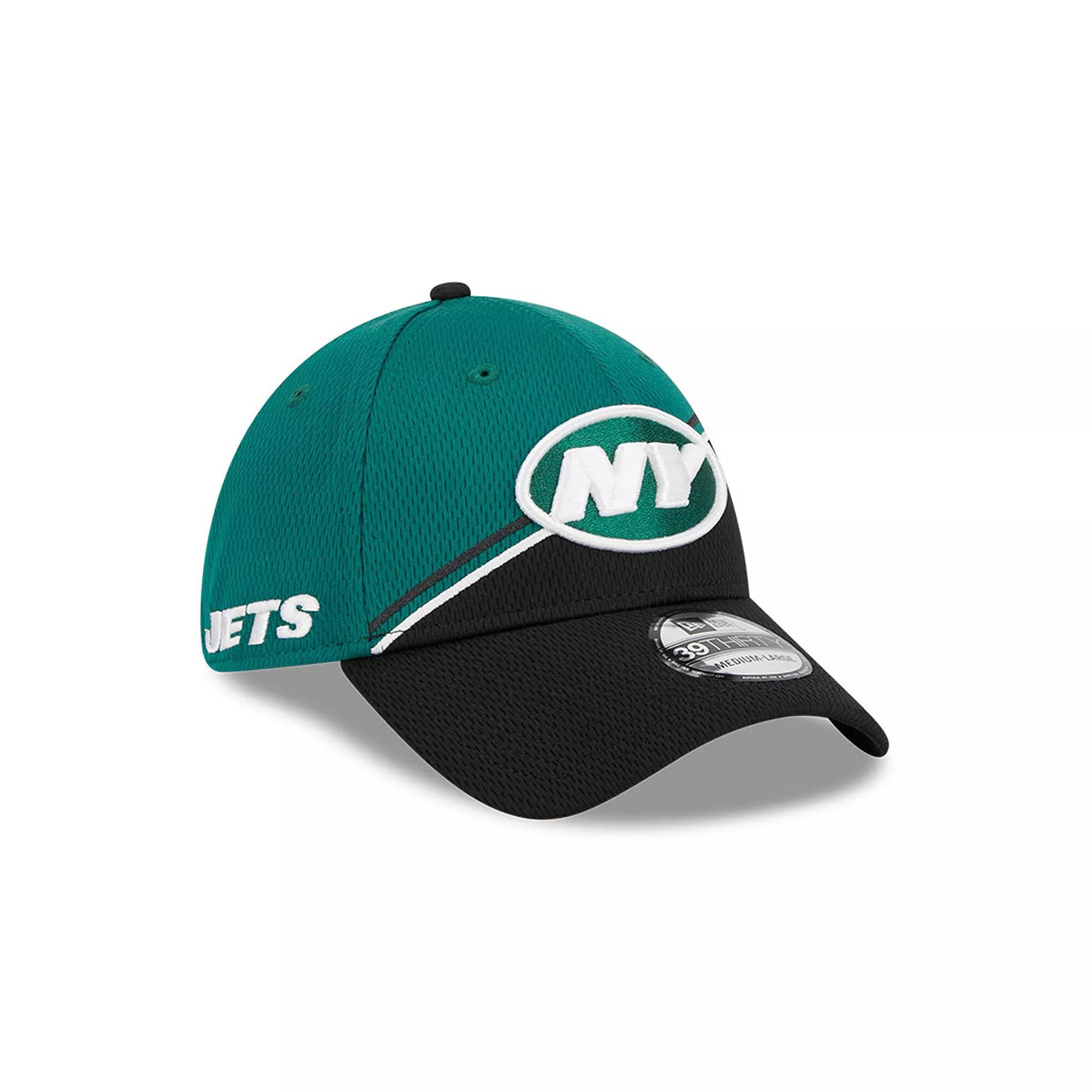 Men's New Era Green/Black New York Jets 2023 Sideline 39THIRTY Flex Hat,  Product Image