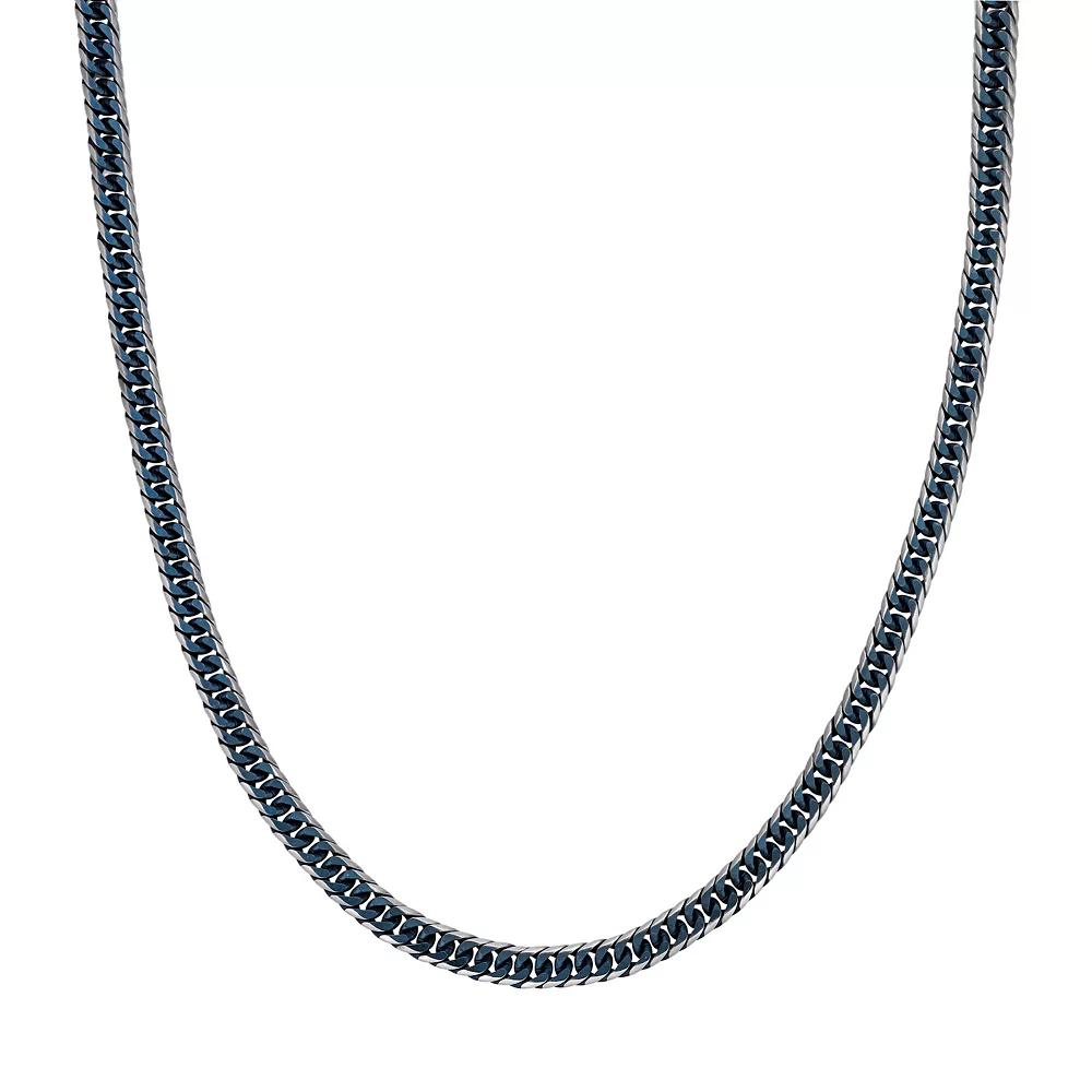 Men's LYNX Ion-Plated Stainless Steel Curb Chain Necklace,  Product Image