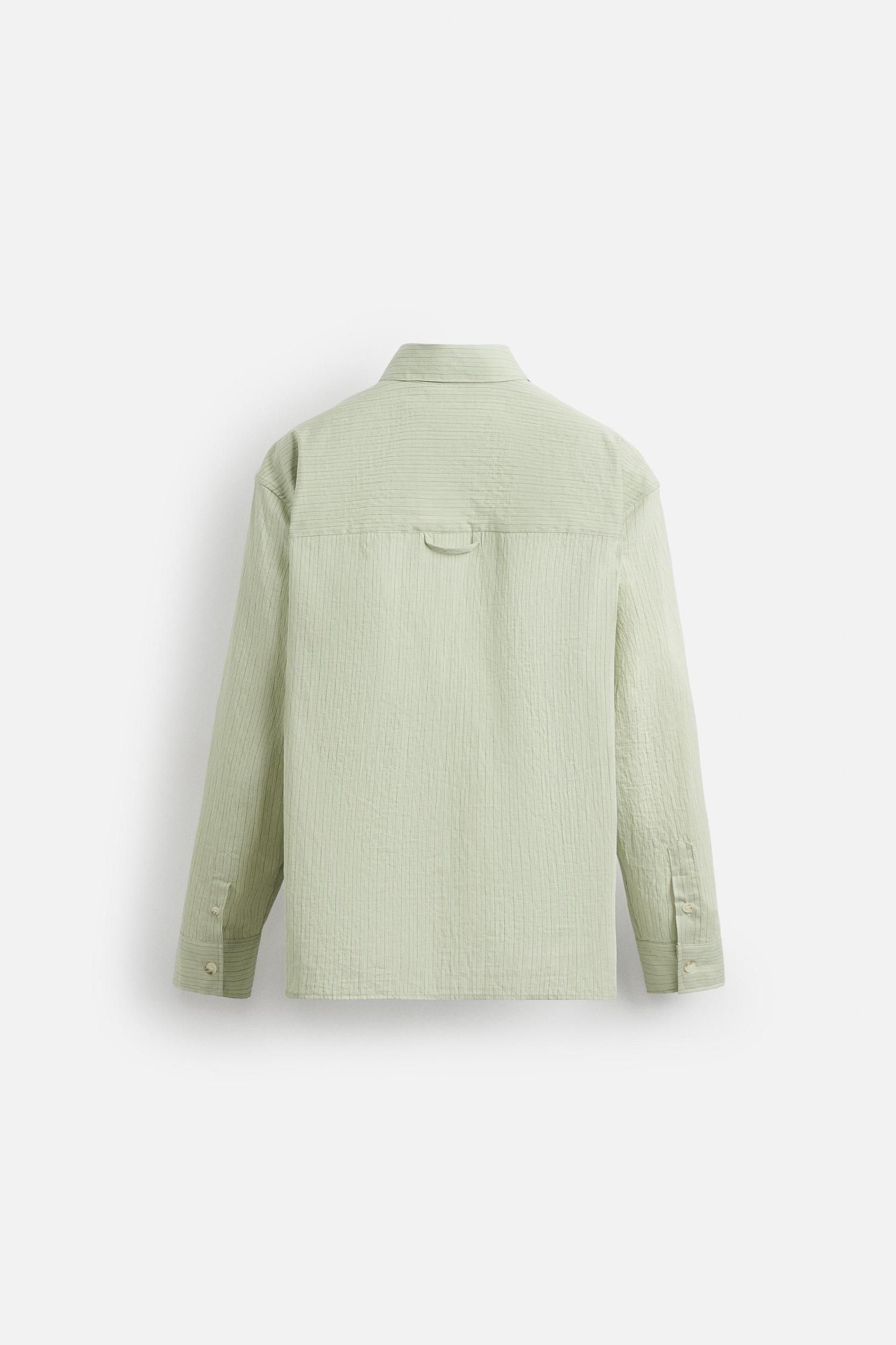 TEXTURED STRIPED SHIRT Product Image