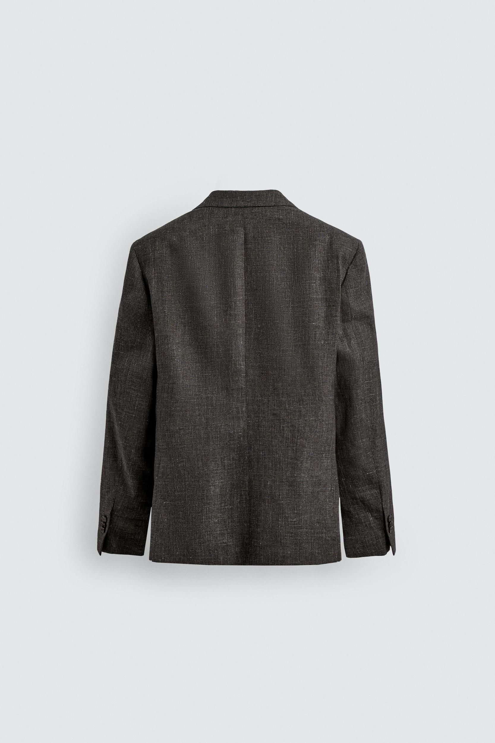 REGULAR FIT TEXTURED SUIT JACKET Product Image