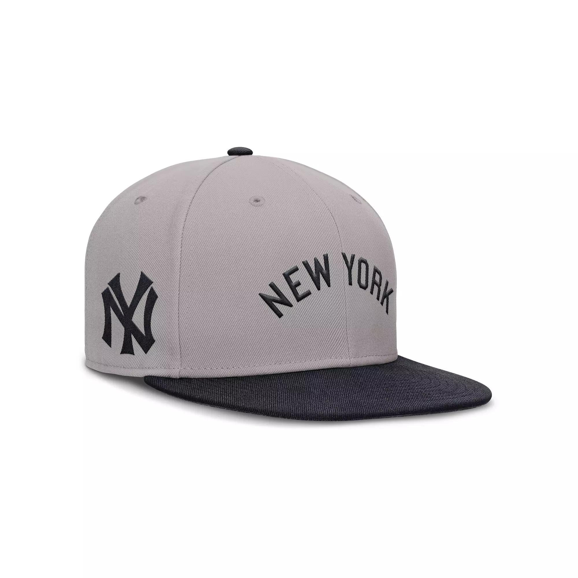 Men's Nike Gray New York Yankees True Performance Fitted Hat,  Product Image