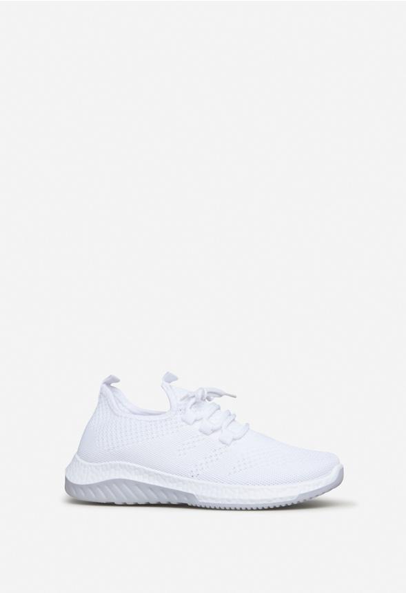 JustFab Margaux Platform Loafer Pump Womens Black/ White Size 8.5 Product Image