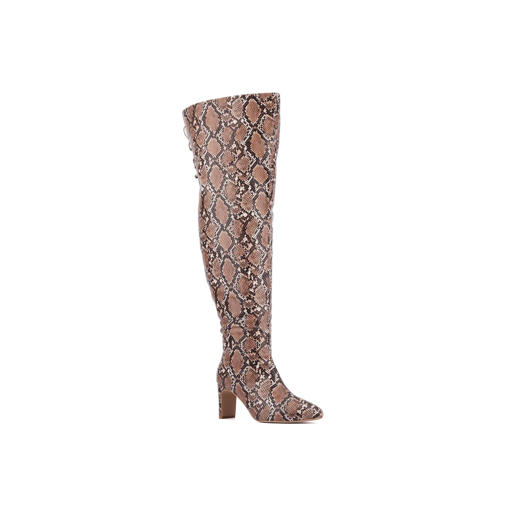 Fashion to Figure Hayya Thigh High Wide Width Womens Boots Product Image
