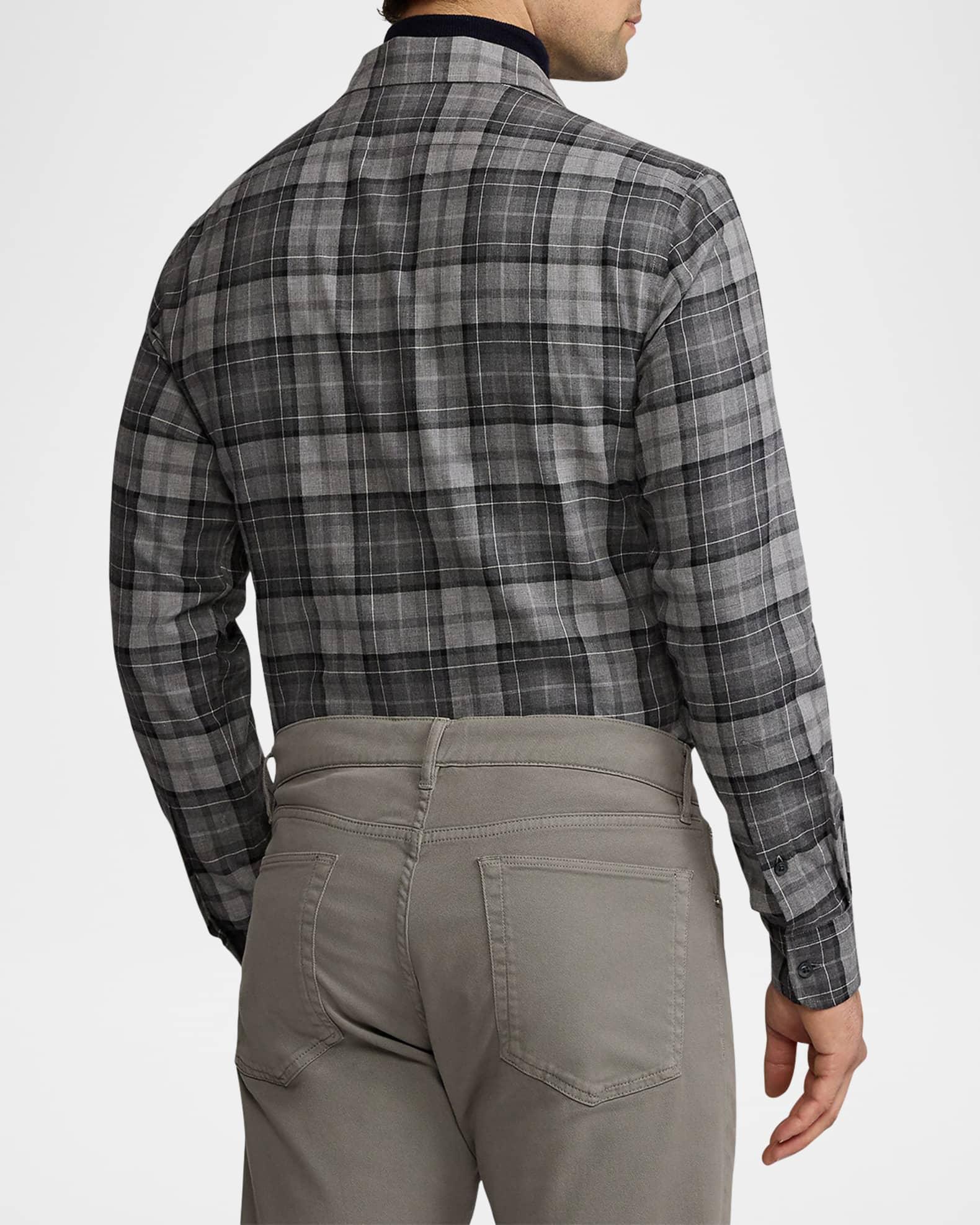 Men's Plaid Twill Shirt Product Image