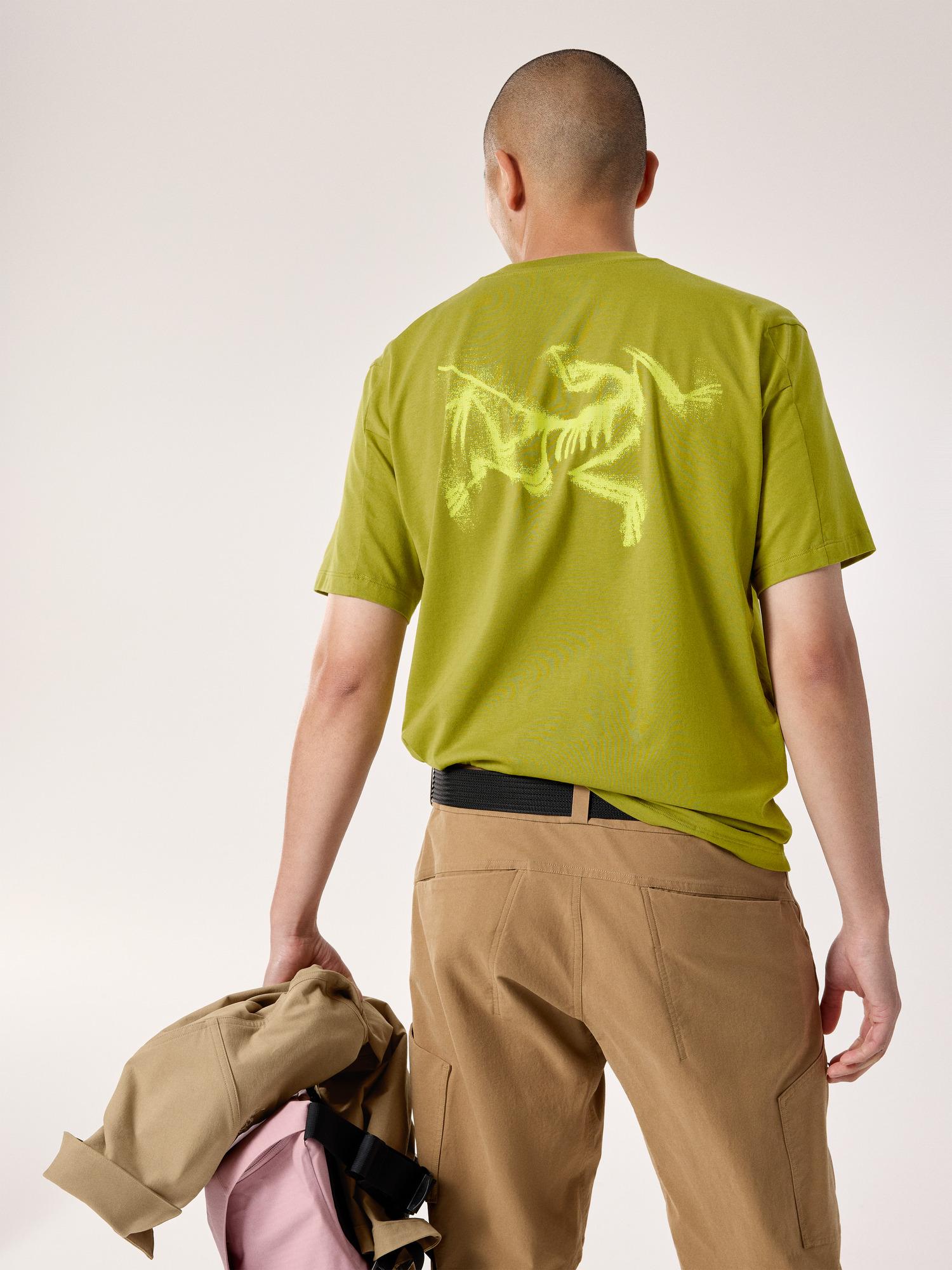 Kragg SL Cotton Blurred Bird Shirt SS Men's Product Image