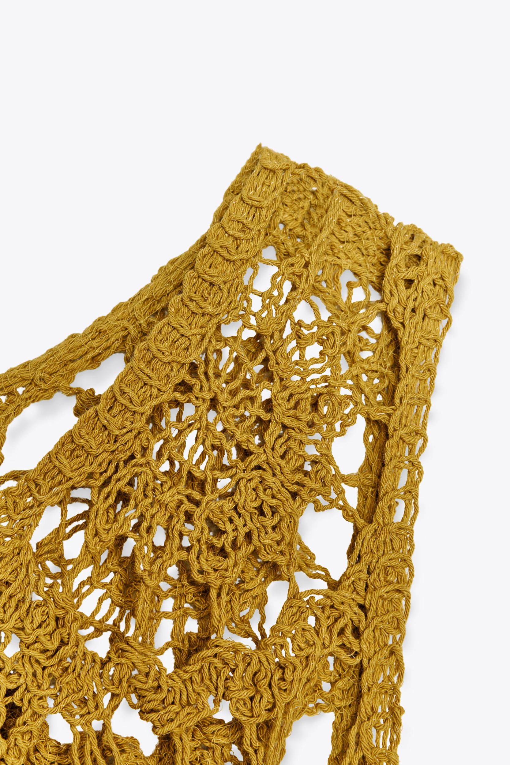 ASYMMETRIC CROCHET DRESS Product Image