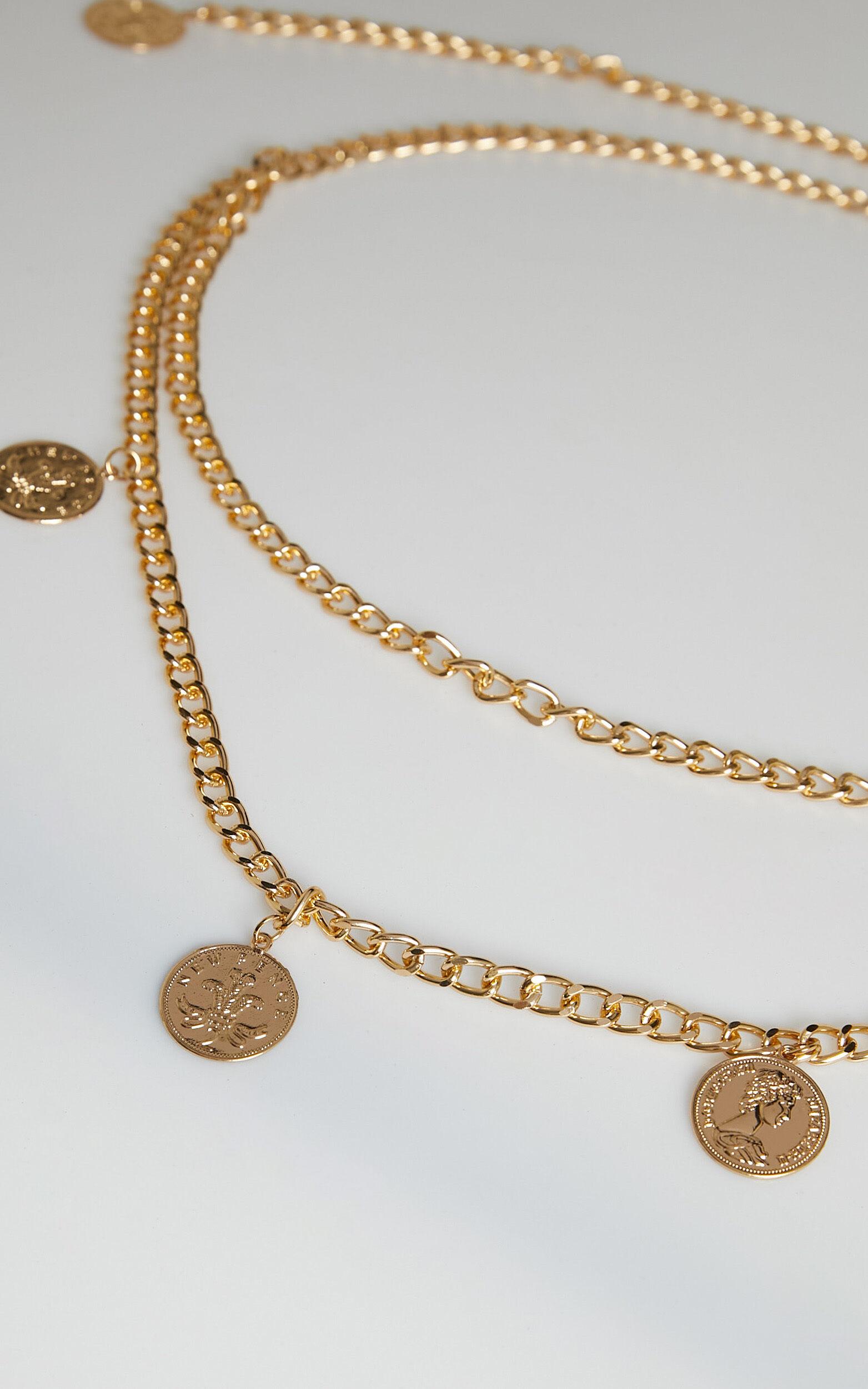 Shelbey Chain Belt in Gold Product Image