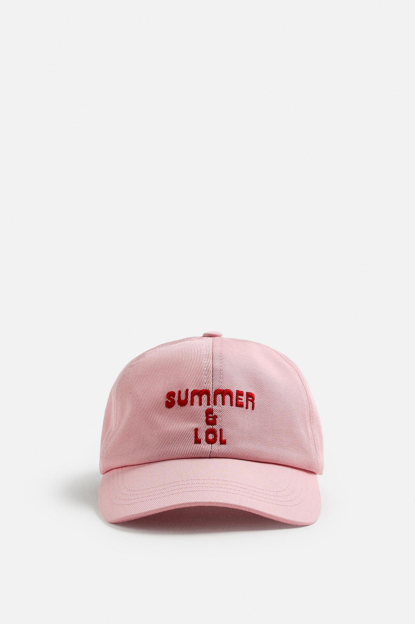 EMBROIDERED TEXT CAP Product Image