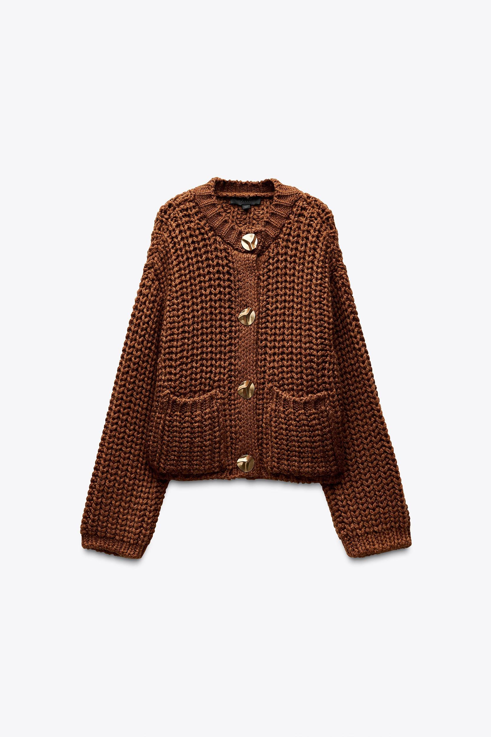 CHUNKY KNIT CARDIGAN Product Image
