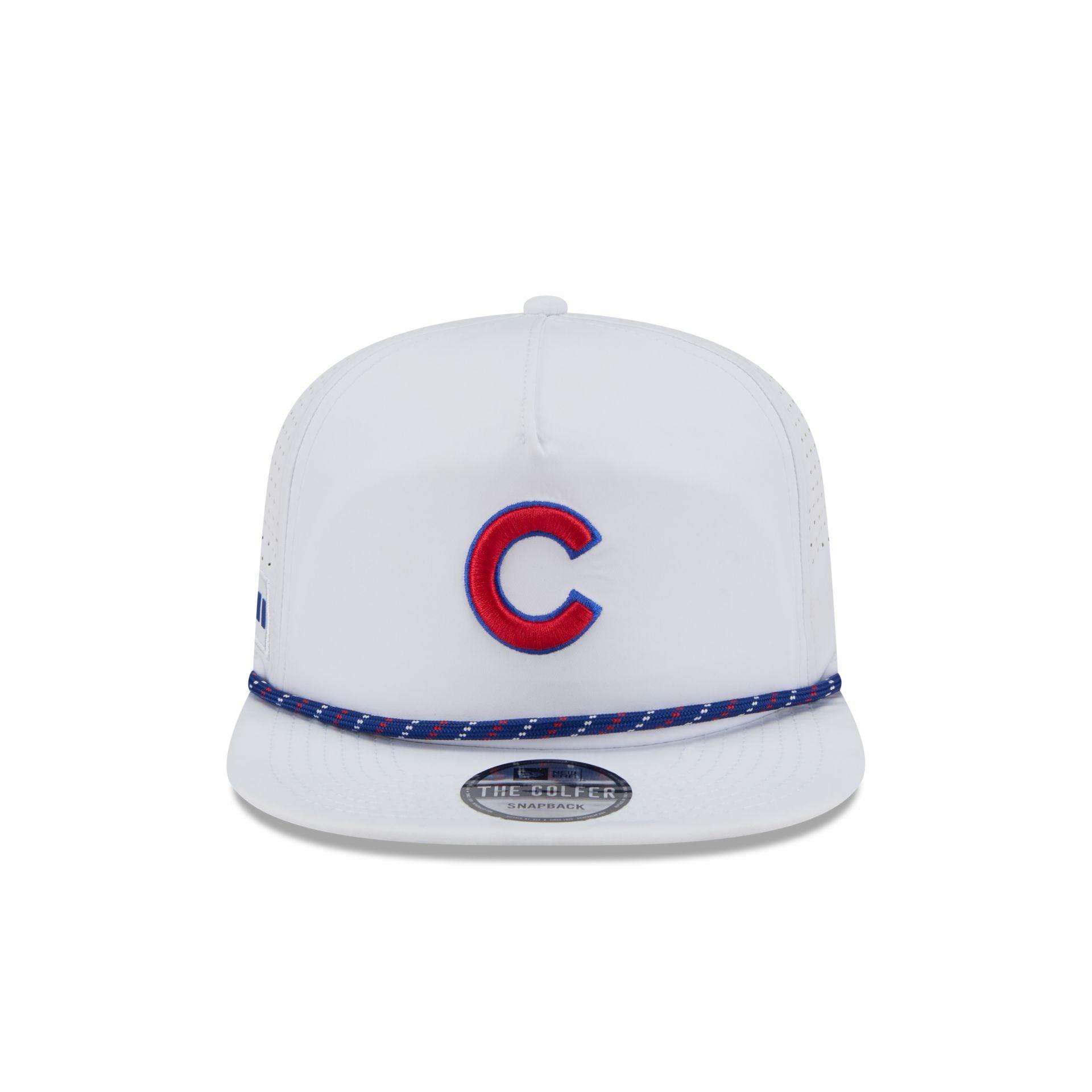 Chicago Cubs Optic White Performance Rope Golfer Hat Male Product Image