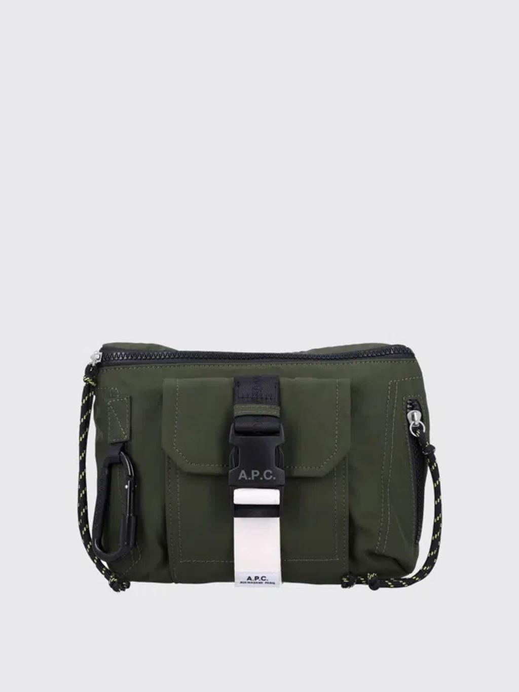 APC Trek Shell Messenger Bag In Green Product Image