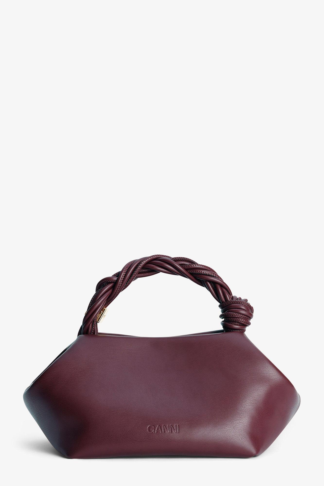Burgundy Small GANNI Bou Bag Product Image