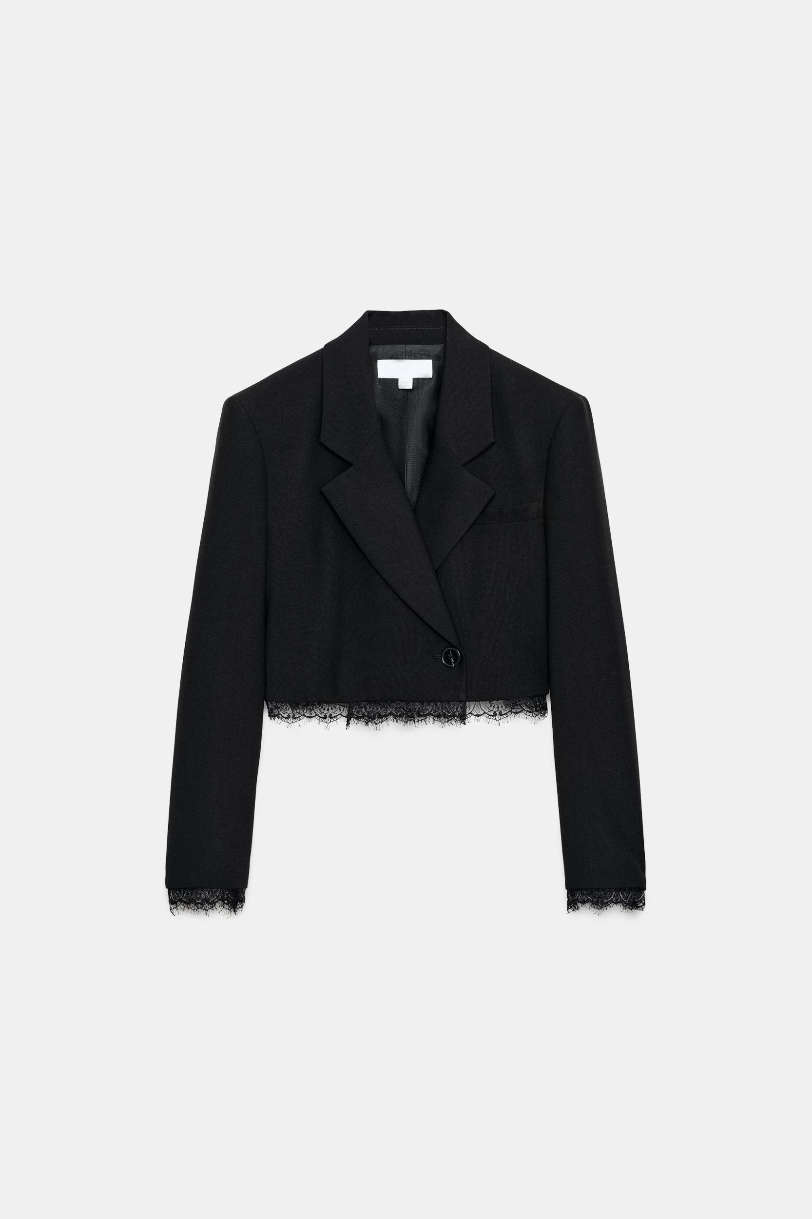 SHORT LACE BLAZER Product Image