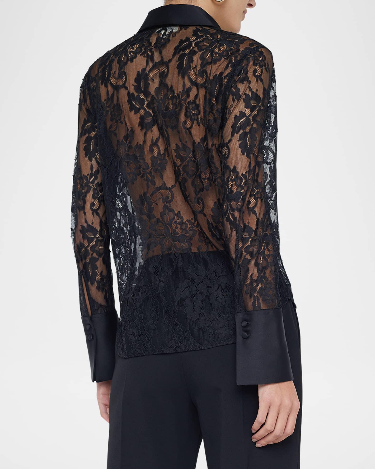 Reims Floral Lace Blouse Product Image