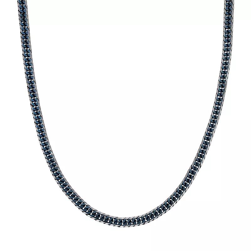Men's LYNX Ion-Plated Stainless Steel Curb Chain Necklace,  Product Image