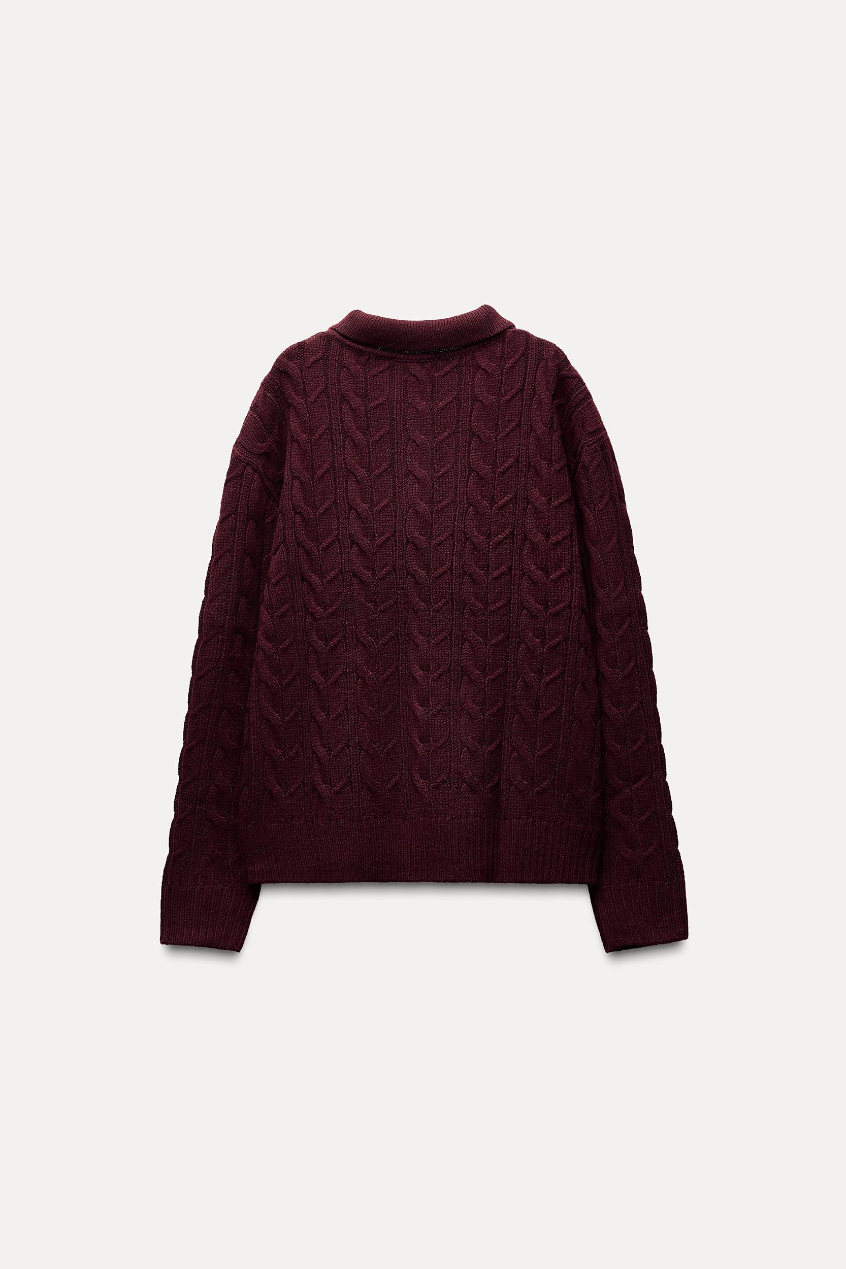 CABLE KNIT SWEATER Product Image