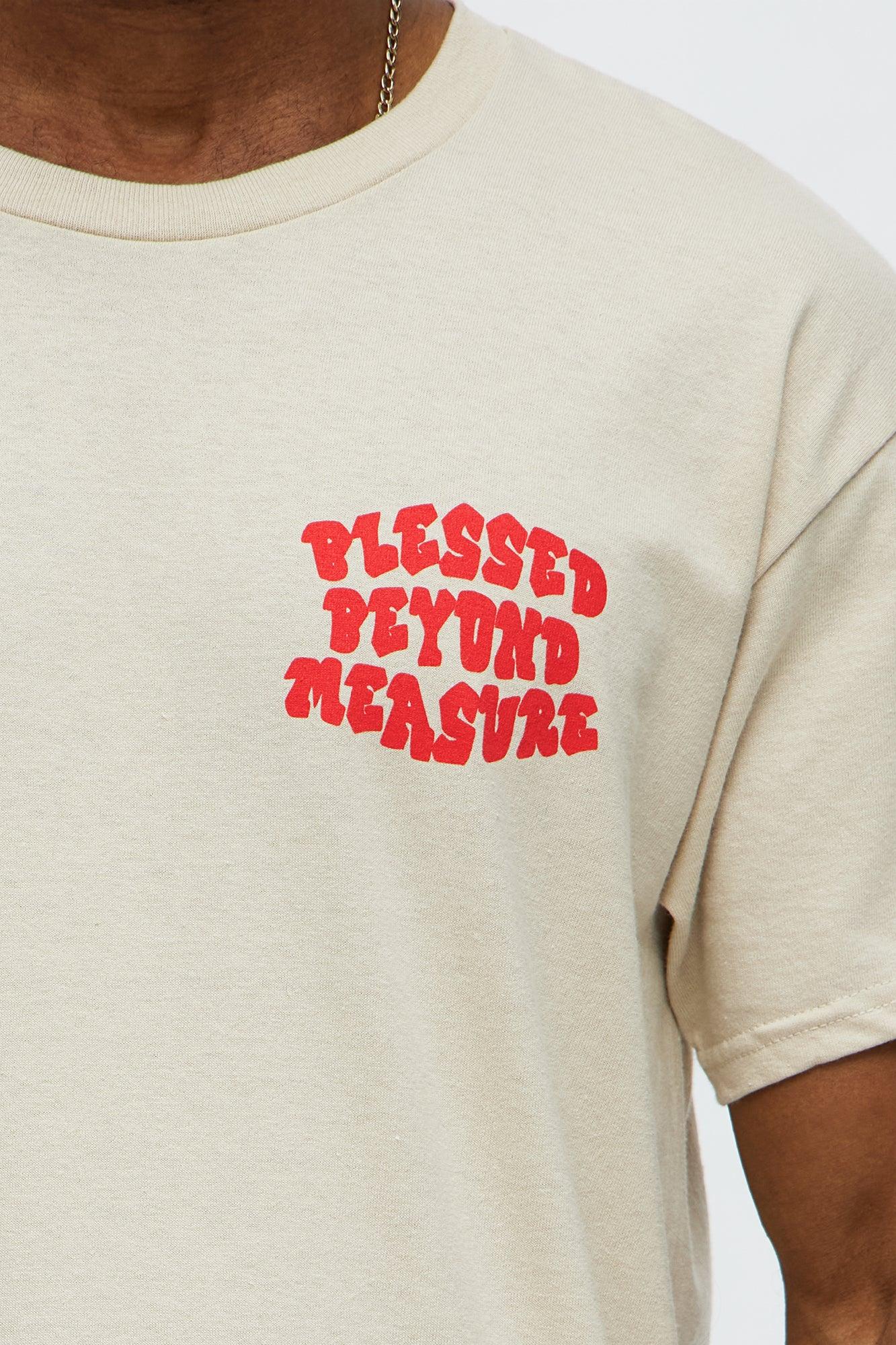 Blessed Beyond Pleasure Short Sleeve Tee - Sand Male Product Image