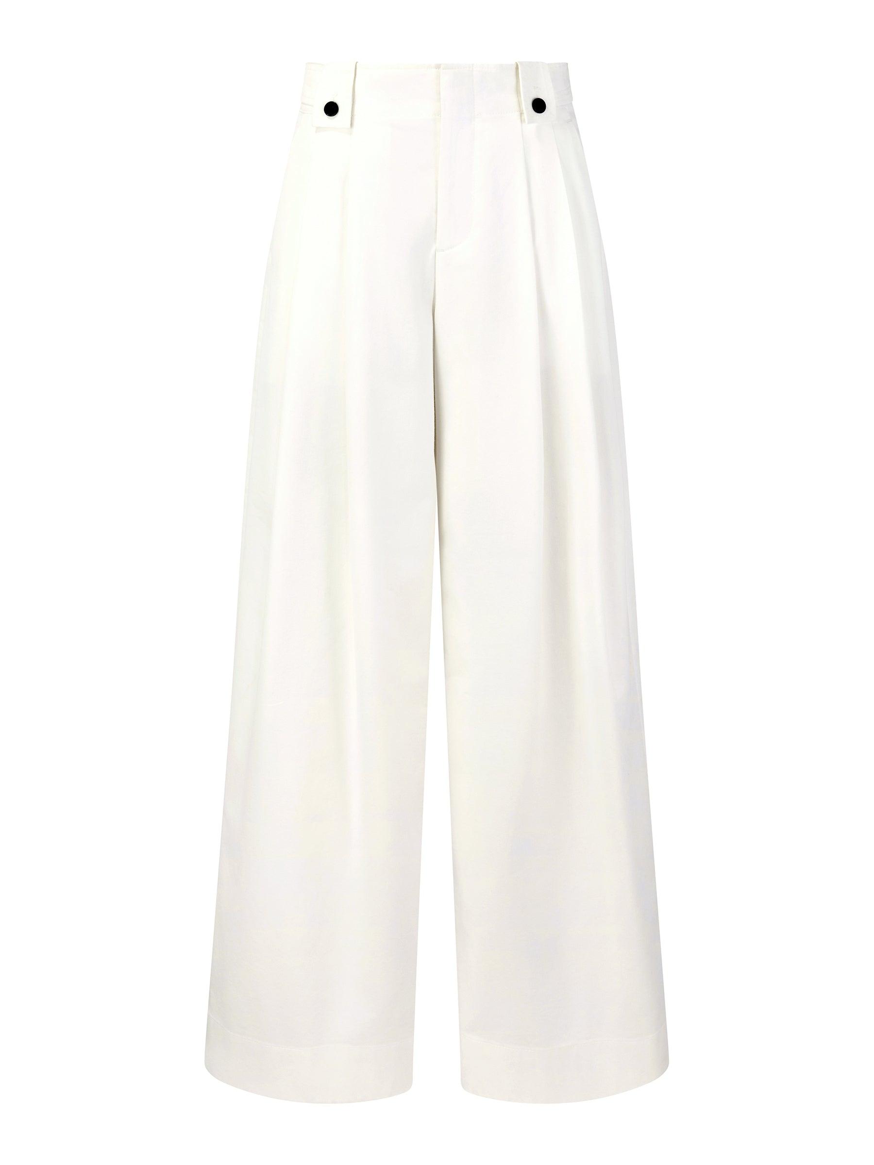 Denim Adjustable Waist Women Relaxed Straight Jeans Product Image
