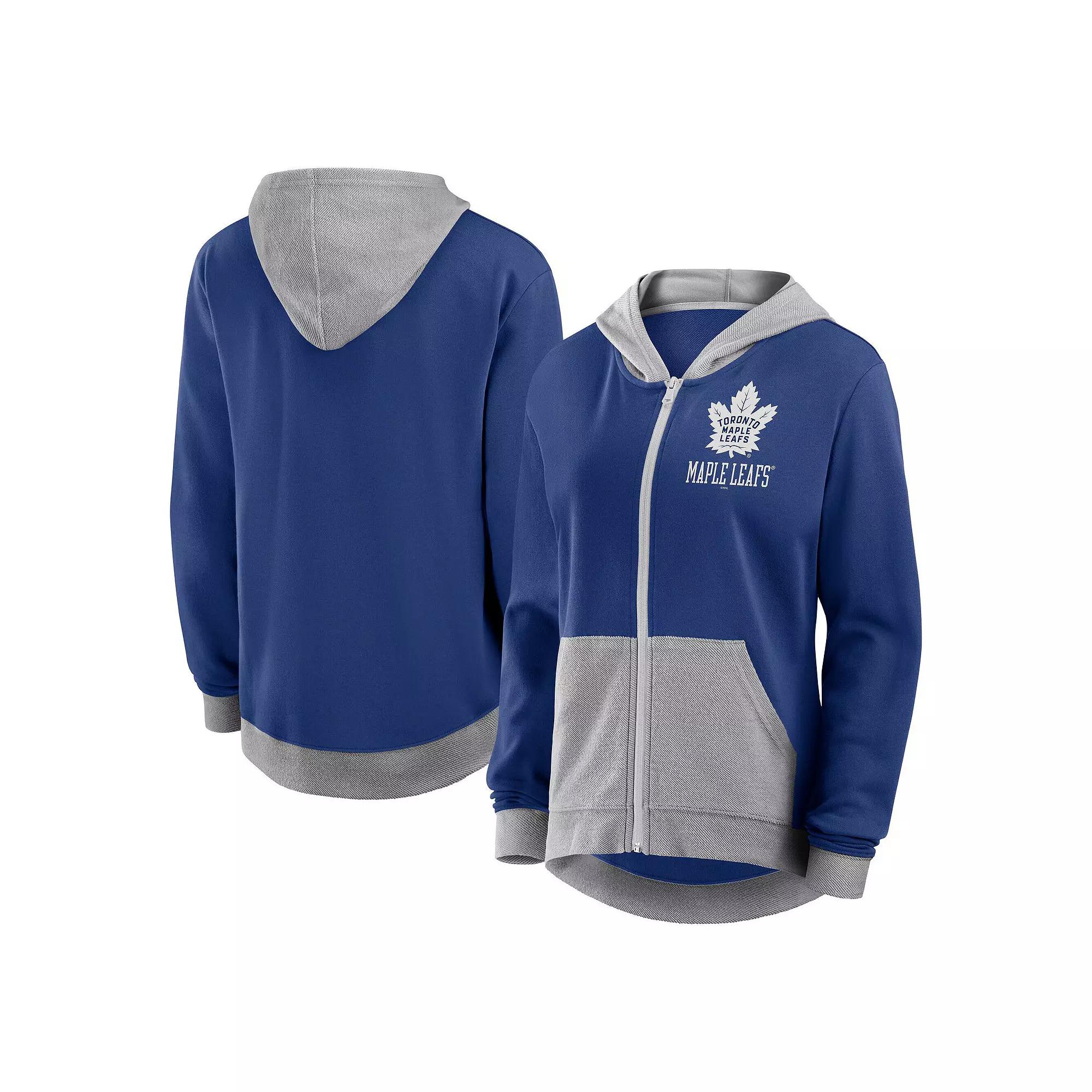 Women's Blue St. Louis Blues Hit It French Terry Full-Zip Hoodie,  Product Image