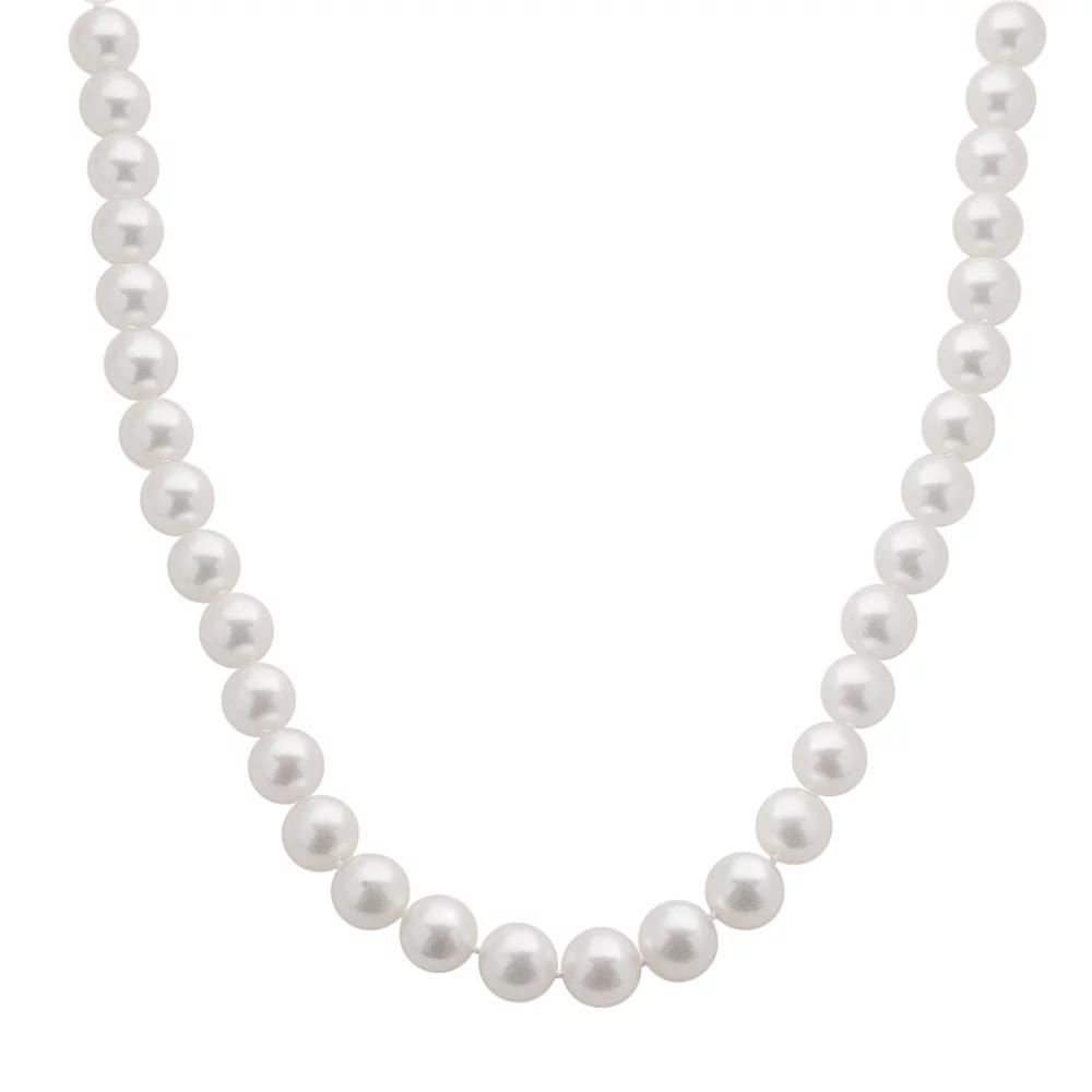 PearLustre by Imperial 18k White Gold AA Akoya Cultured Pearl Necklace - 16 in., Women's,  Product Image