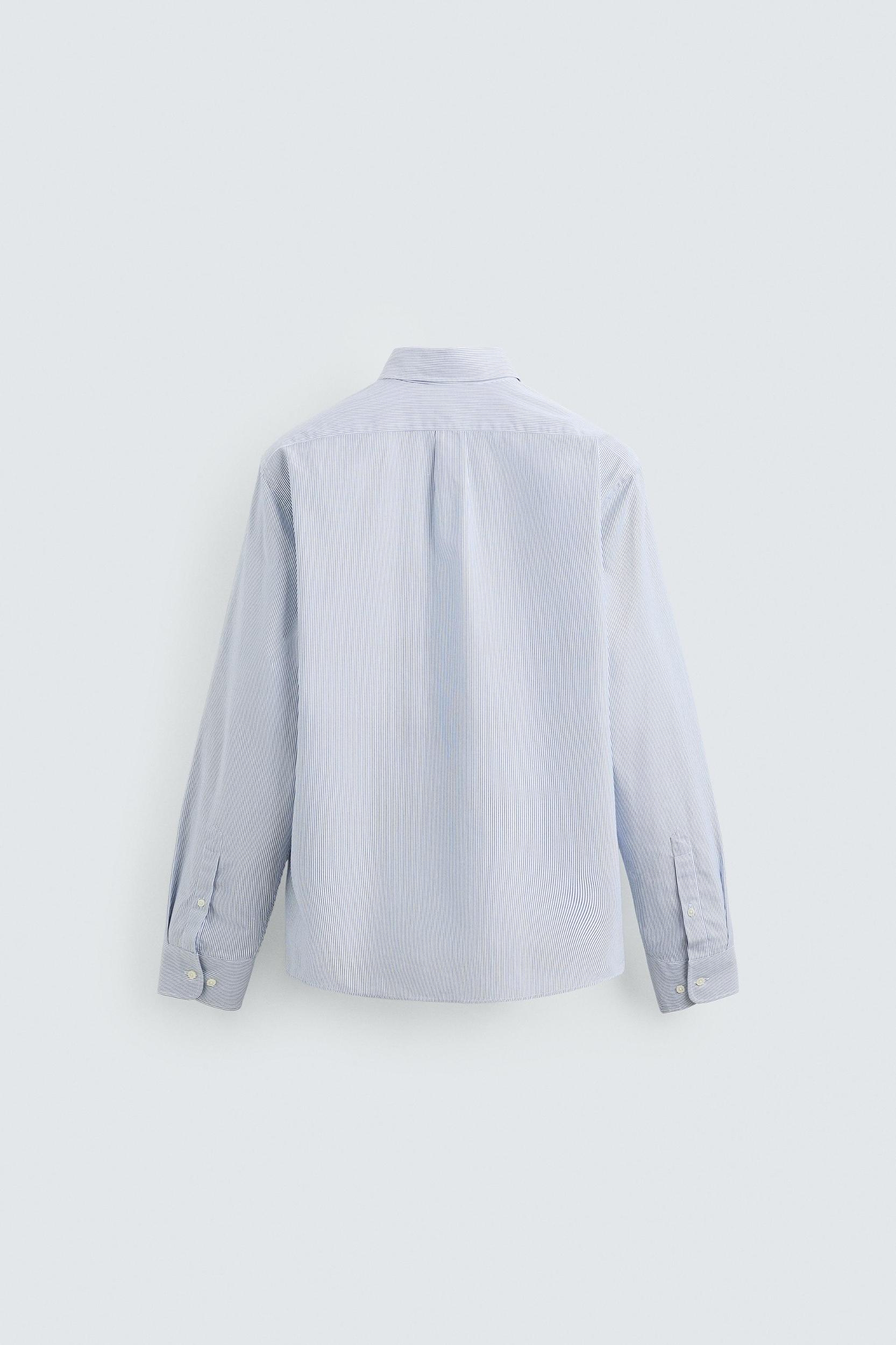 TEXTURED STRIPED SHIRT Product Image