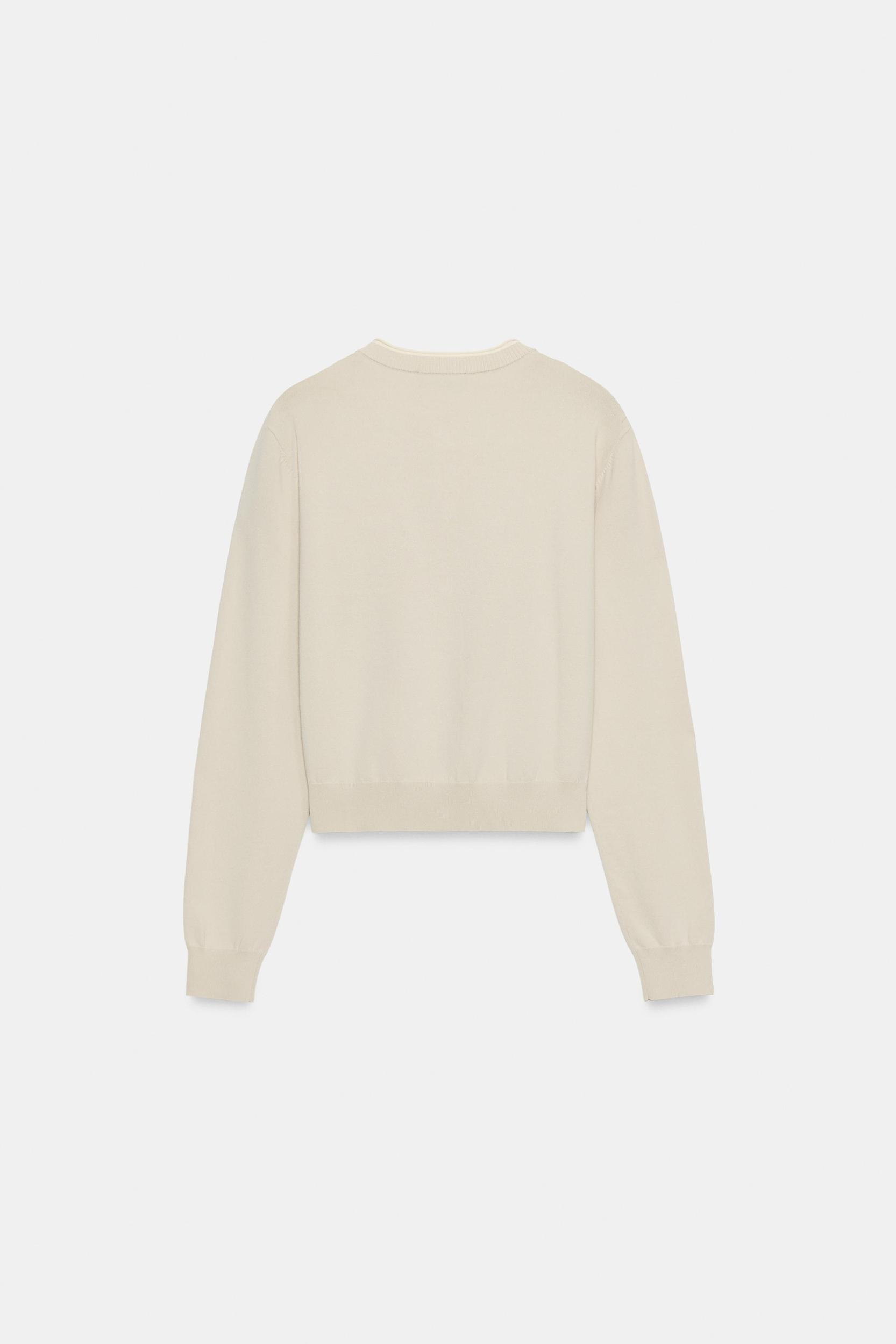 COMBINATION KNIT JACKET Product Image