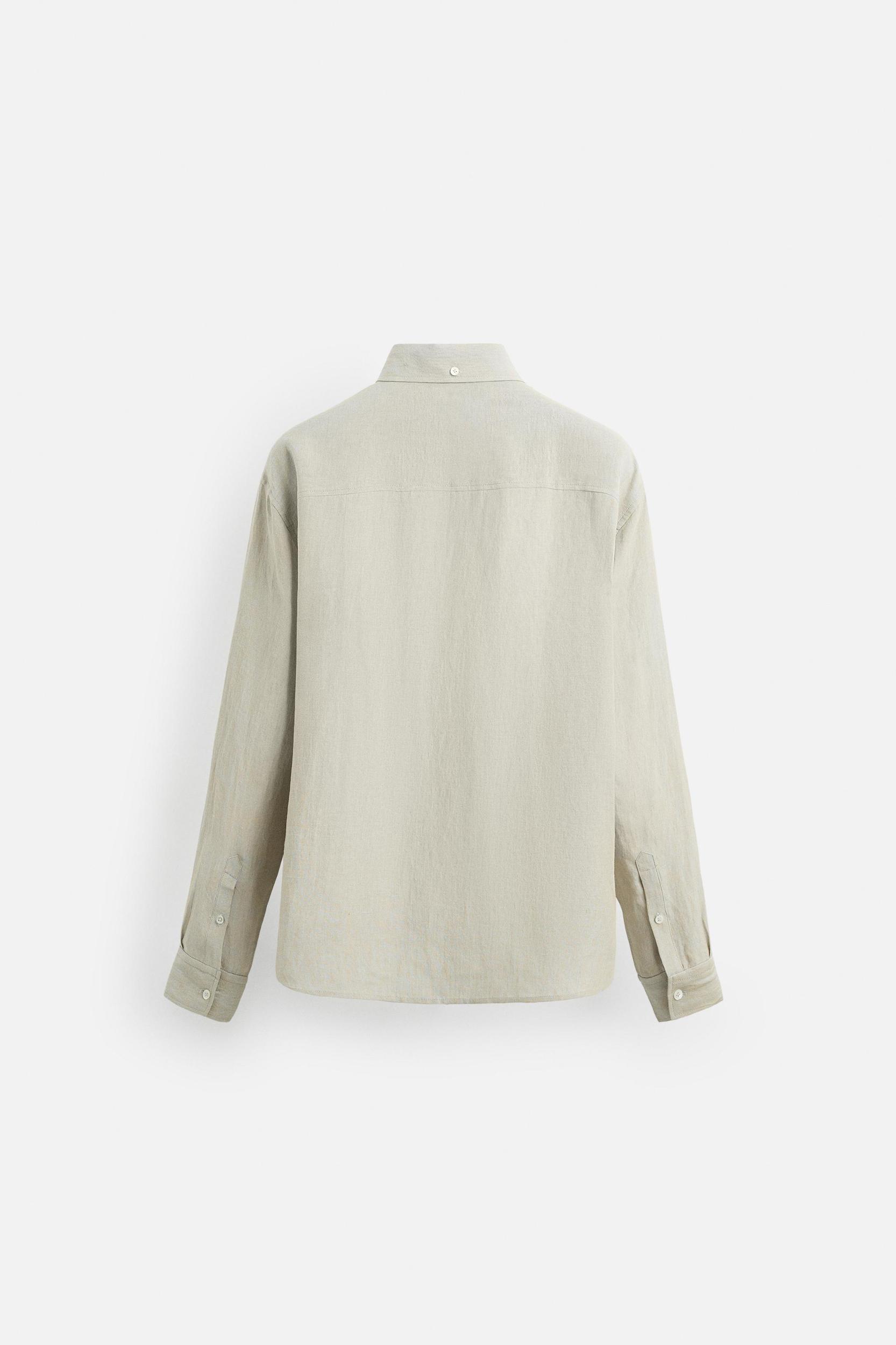 100% HEMP CONTRAST SHIRT Product Image