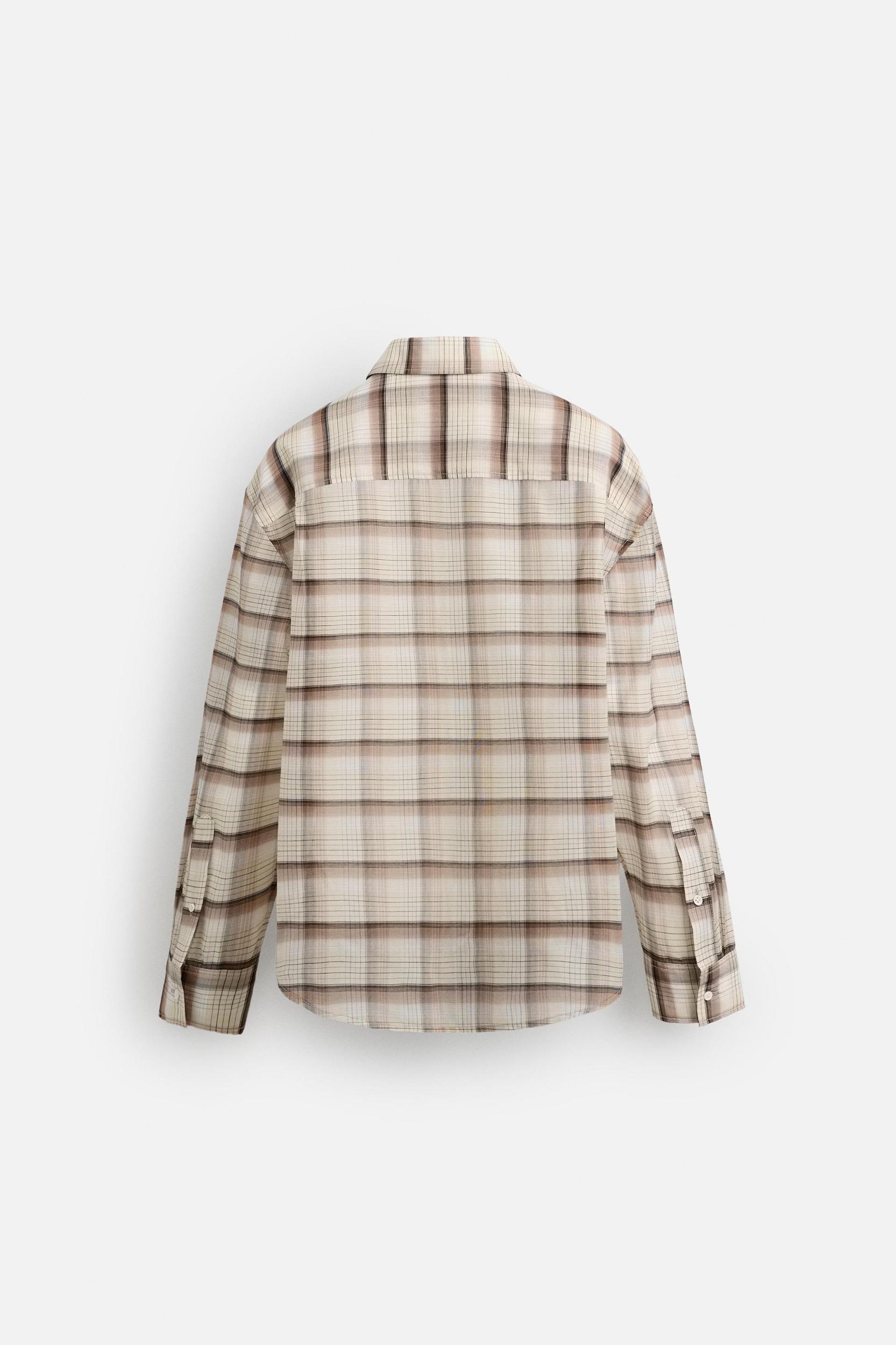 LIMITED EDITION COTTON-SILK PLAID SHIRT Product Image