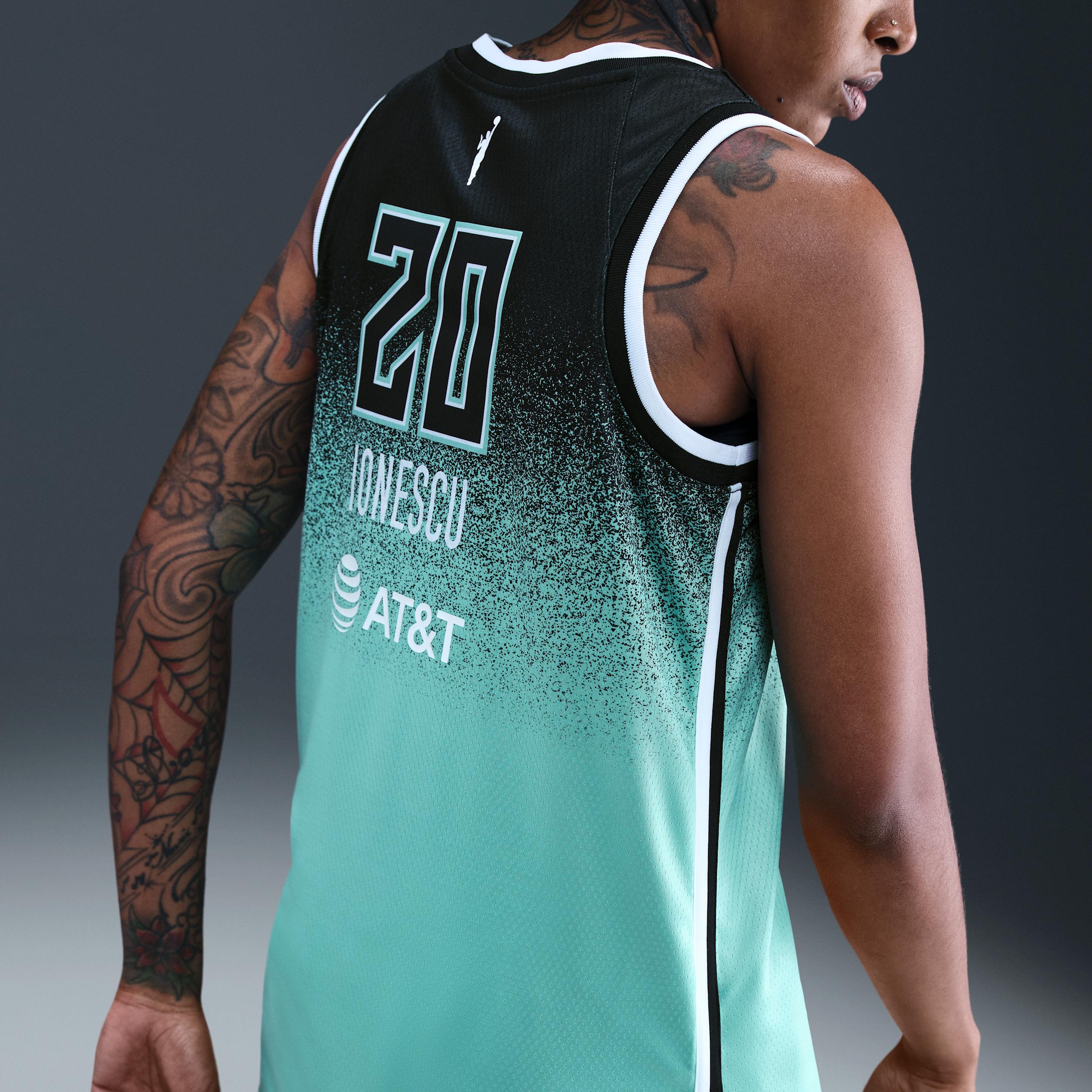 Women's Nike Sabrina Ionescu Mint New York Liberty 2023 Rebel Edition Victory Player Jersey,  Product Image