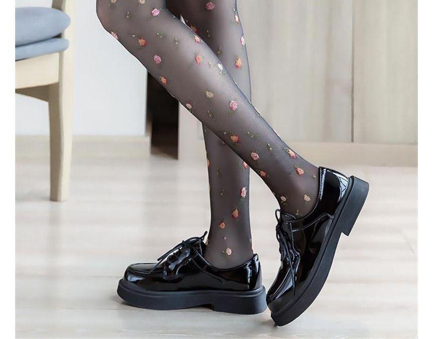 Floral Print Tights Product Image
