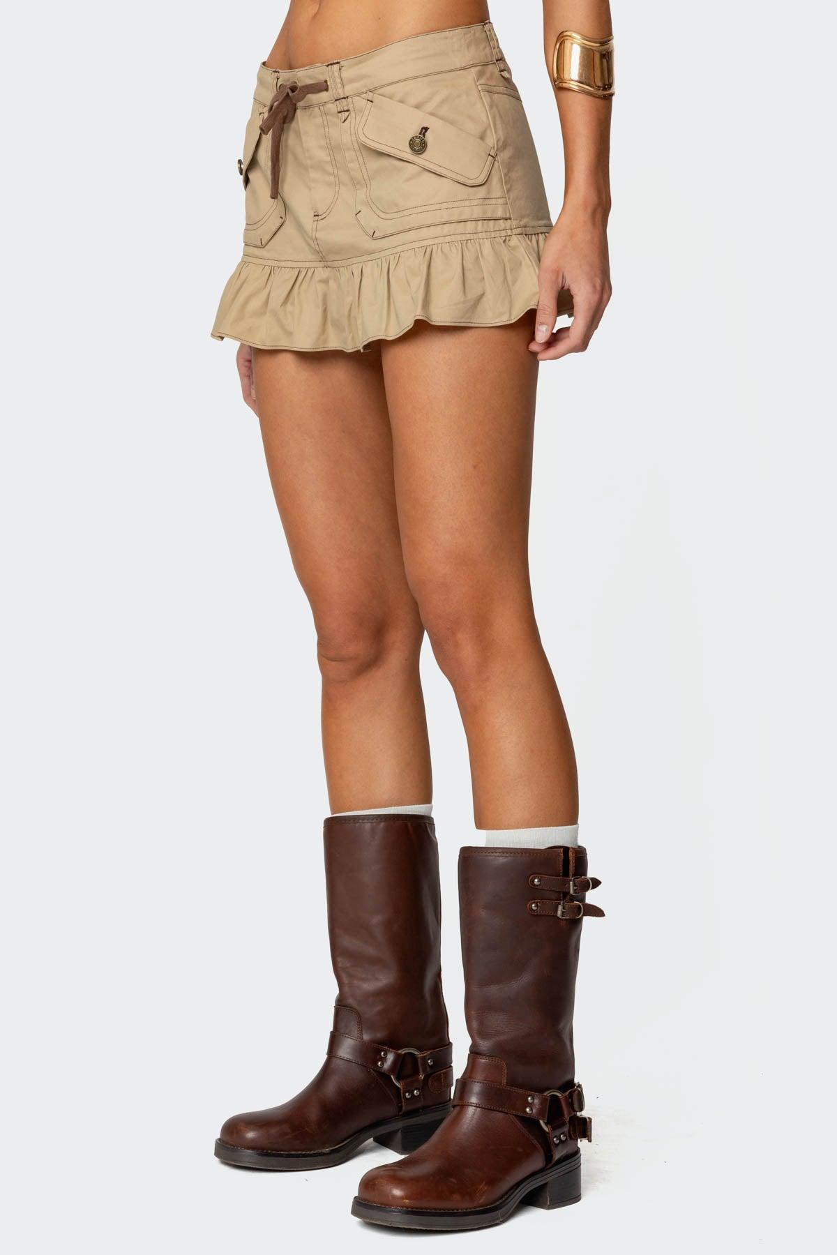 Ninna Peplum Mini Skirt Product Image