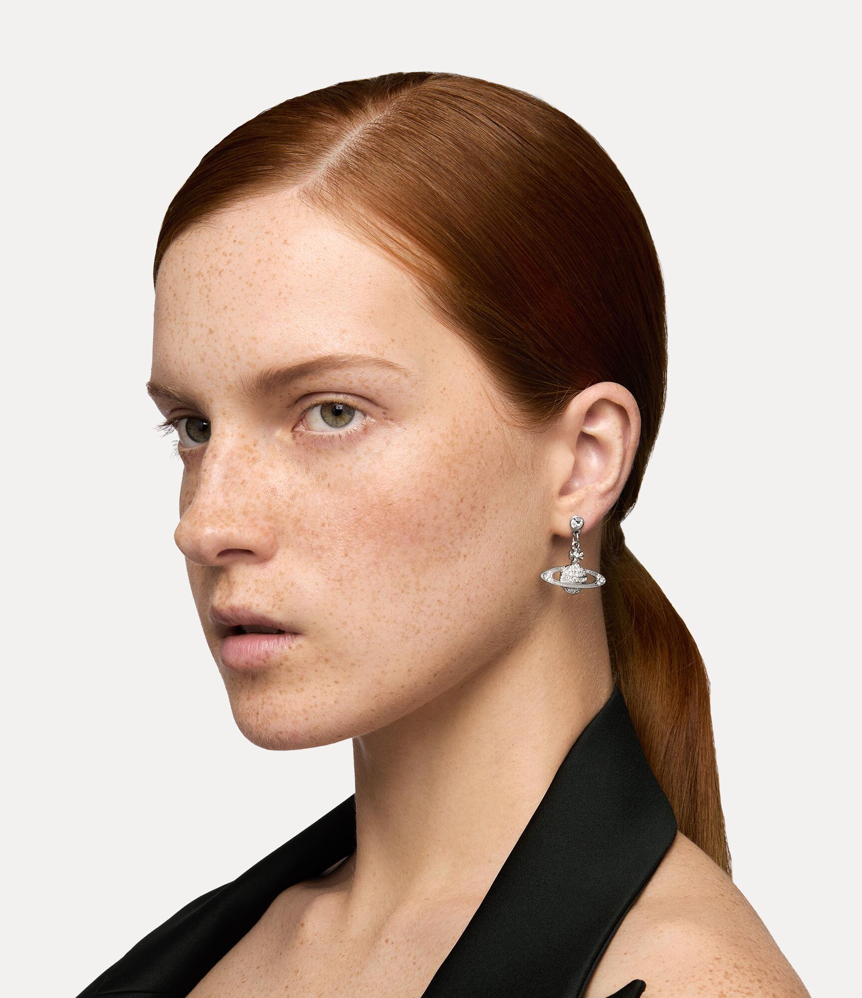 Mini Bas Relief Drop Earrings Product Image