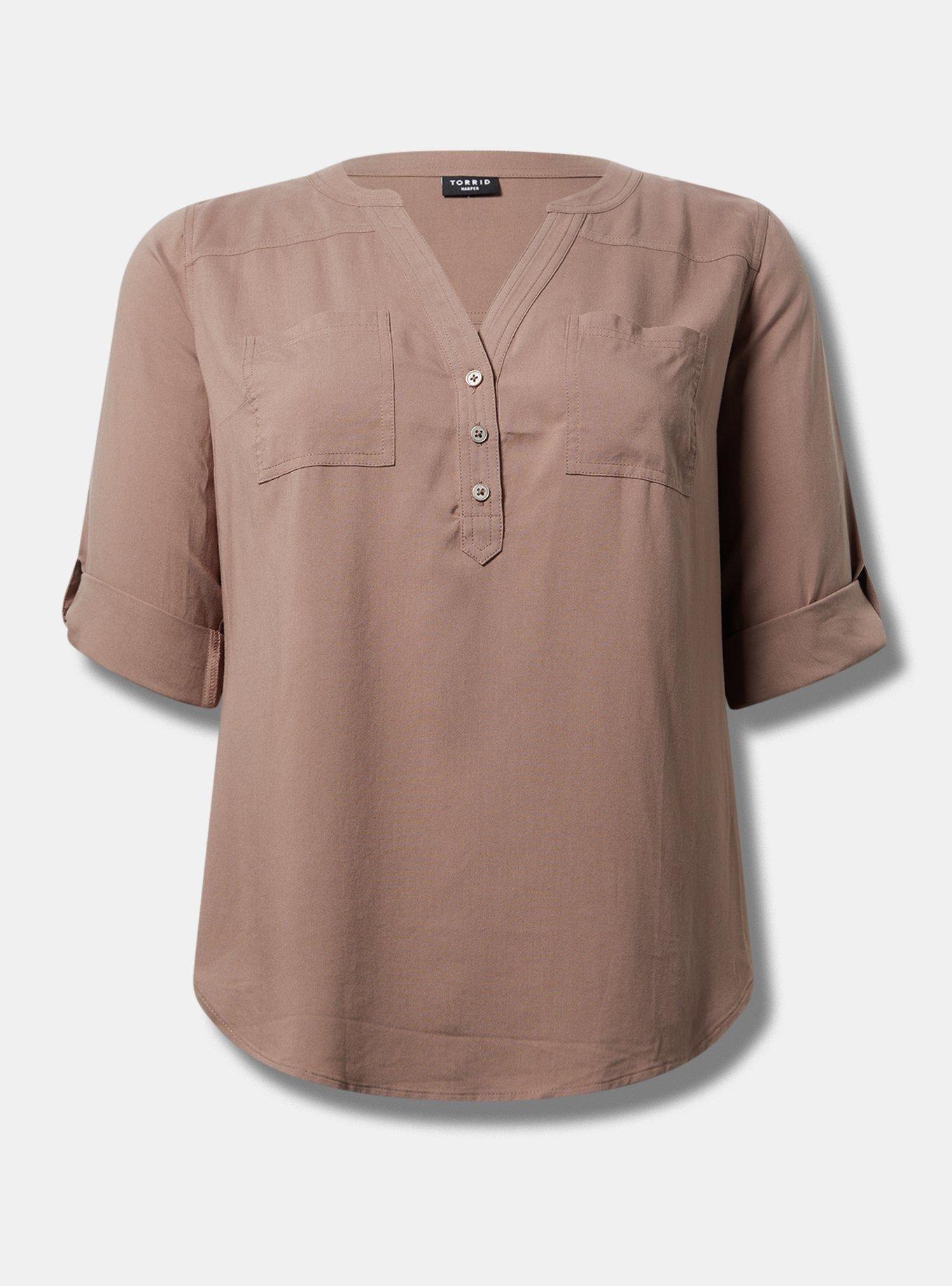 Harper 3/4 Sleeve Pullover Blouse Product Image