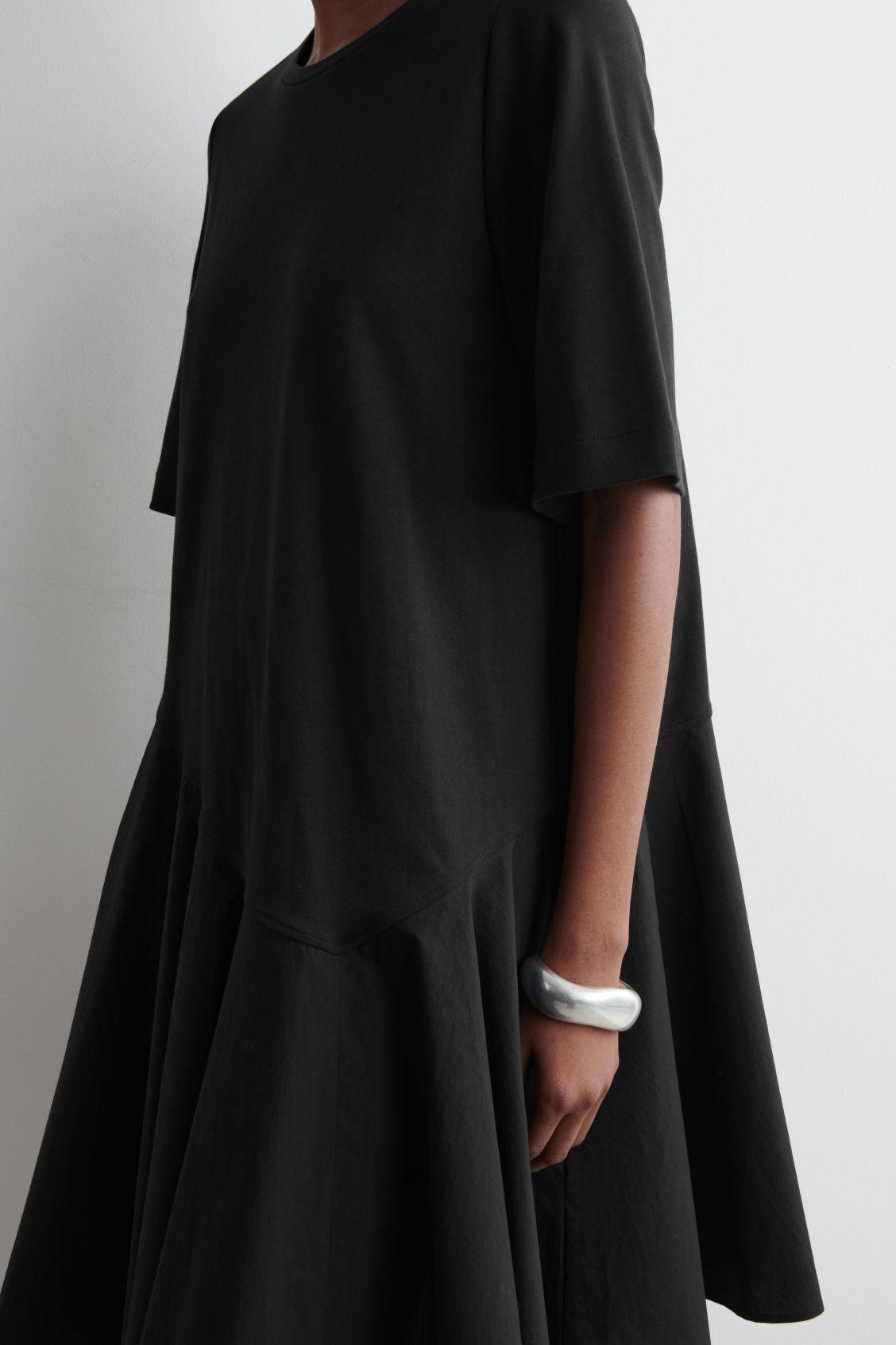 ASYMMETRIC MINI T-SHIRT DRESS Product Image