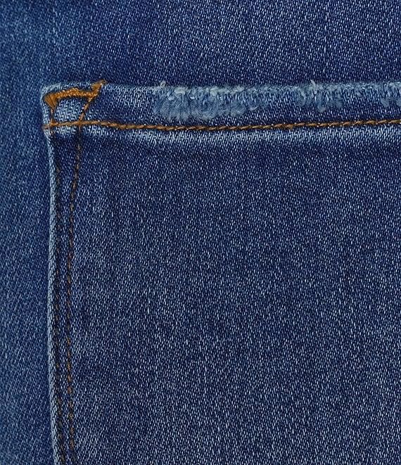 ELAN Wide Leg Cuffed Hem Jeans Product Image