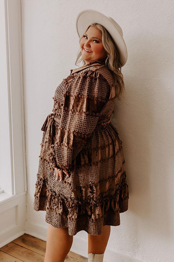 Twilight Magic Velvet Mini Dress Curves Product Image