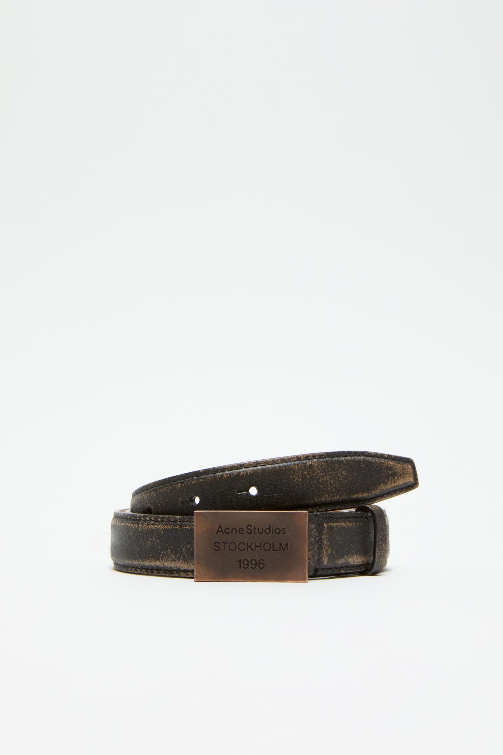 Engraved Logo leather belt Product Image