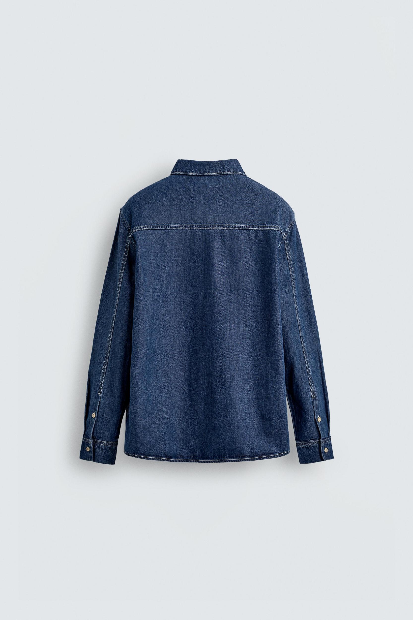 REGULAR FIT DENIM SHIRT Product Image